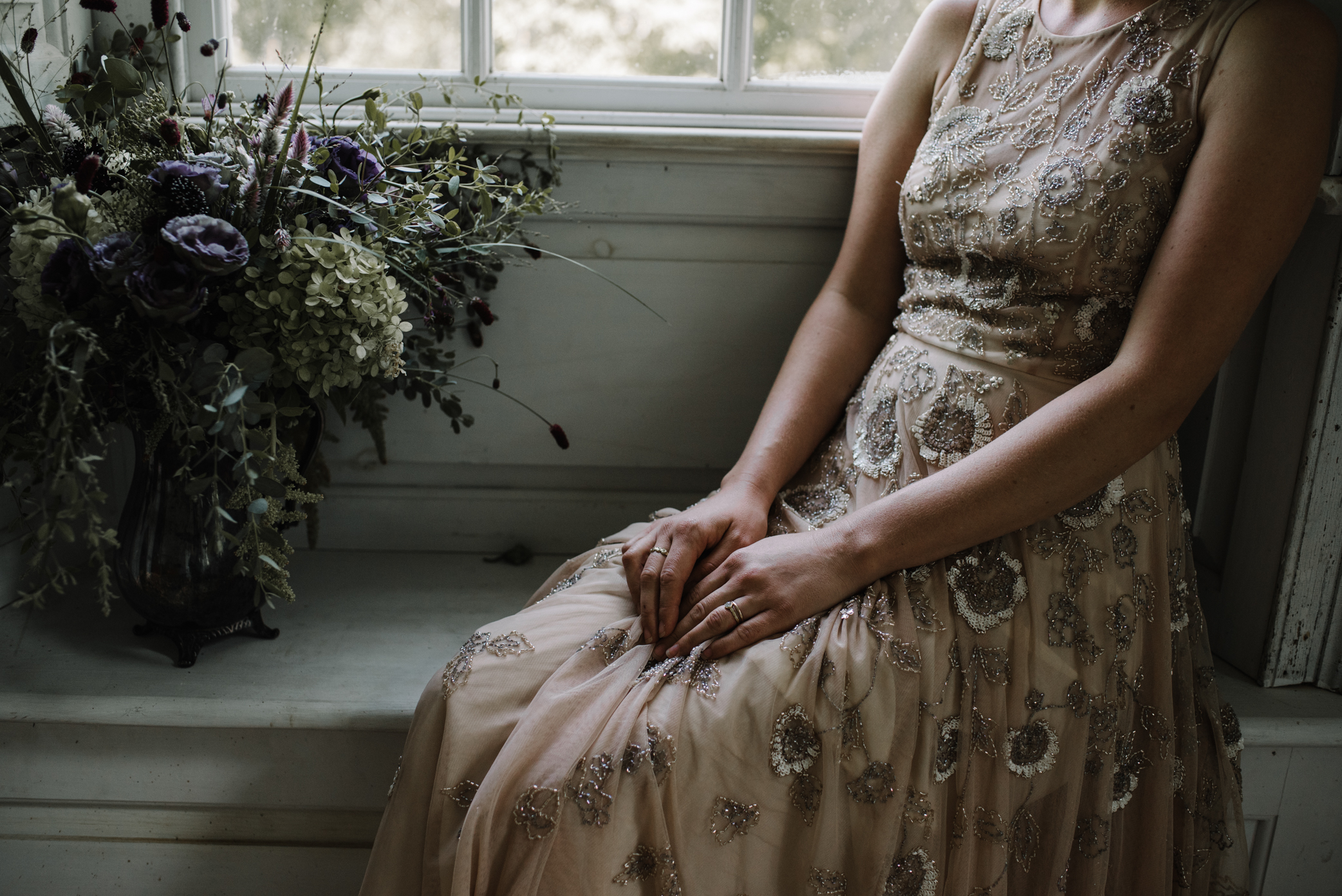 Salubria Historic Manor House Virginia - Moody Scottish Highland Wedding Styled Shoot - White Sails Creative - Sage and Silhouettes - BHLDN - Bijous Sweet Treats_72.JPG