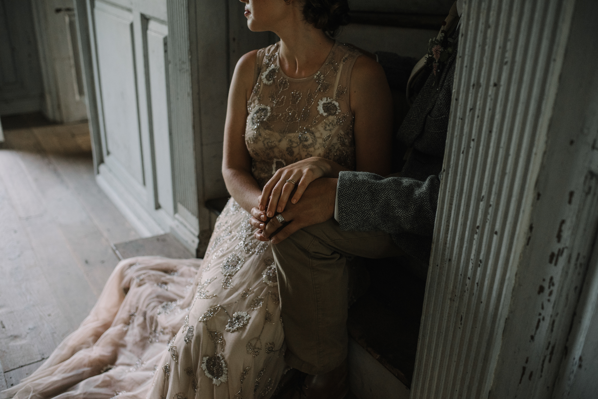 Salubria Historic Manor House Virginia - Moody Scottish Highland Wedding Styled Shoot - White Sails Creative - Sage and Silhouettes - BHLDN - Bijous Sweet Treats_146.JPG