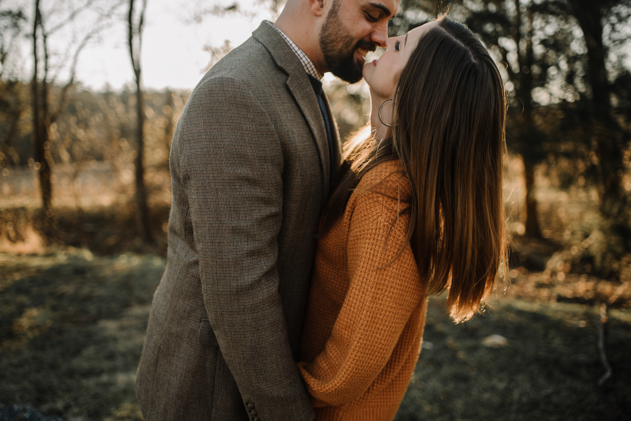 Emily and Hoyle - Shenandoah Valley Engagement Session - Winter Sunset - Downtown Old Movie Theater - Back yard Virginia Farm Wedding_13.JPG