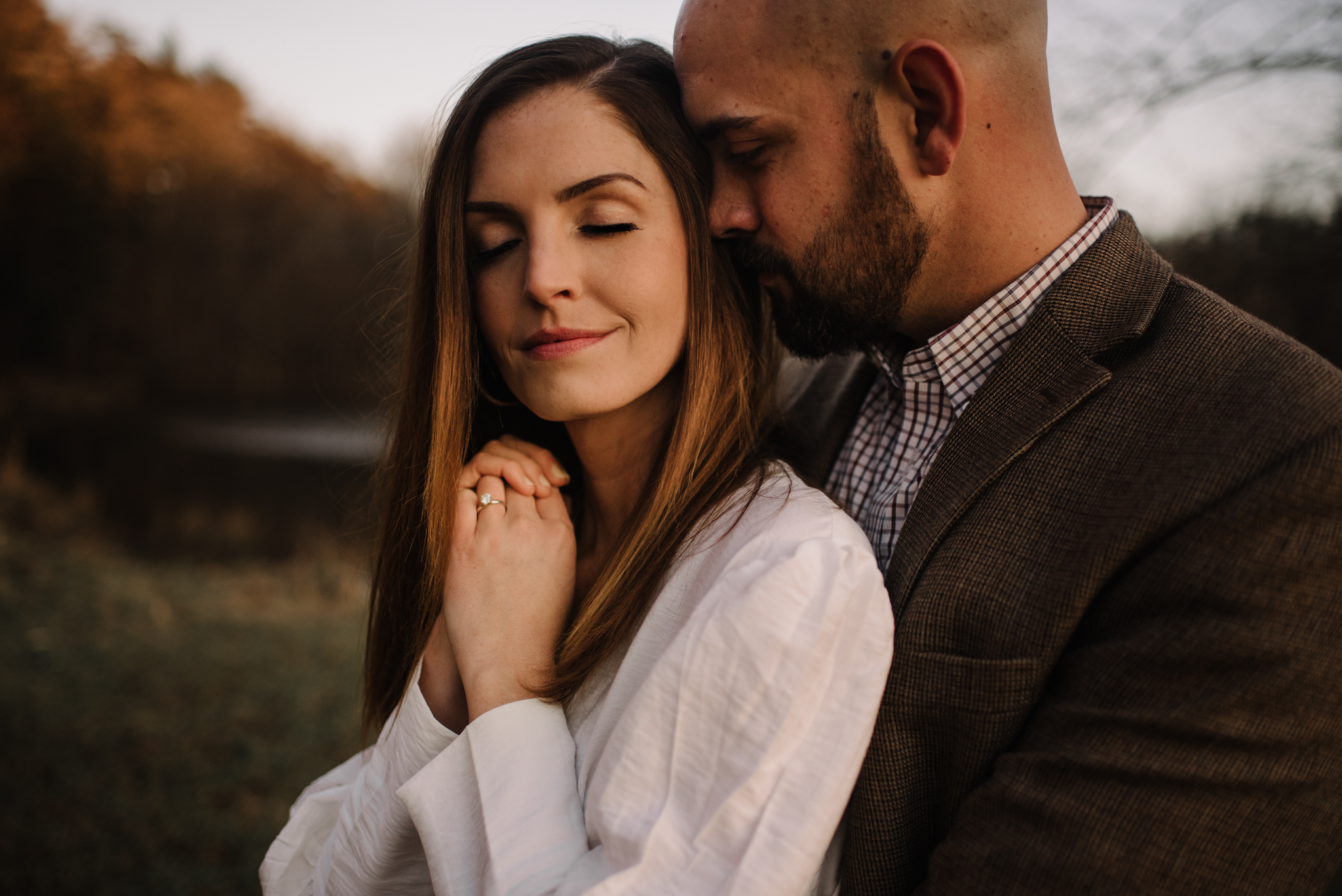 Emily and Hoyle - Shenandoah Valley Engagement Session - Winter Sunset - Downtown Old Movie Theater - Back yard Virginia Farm Wedding_32.JPG