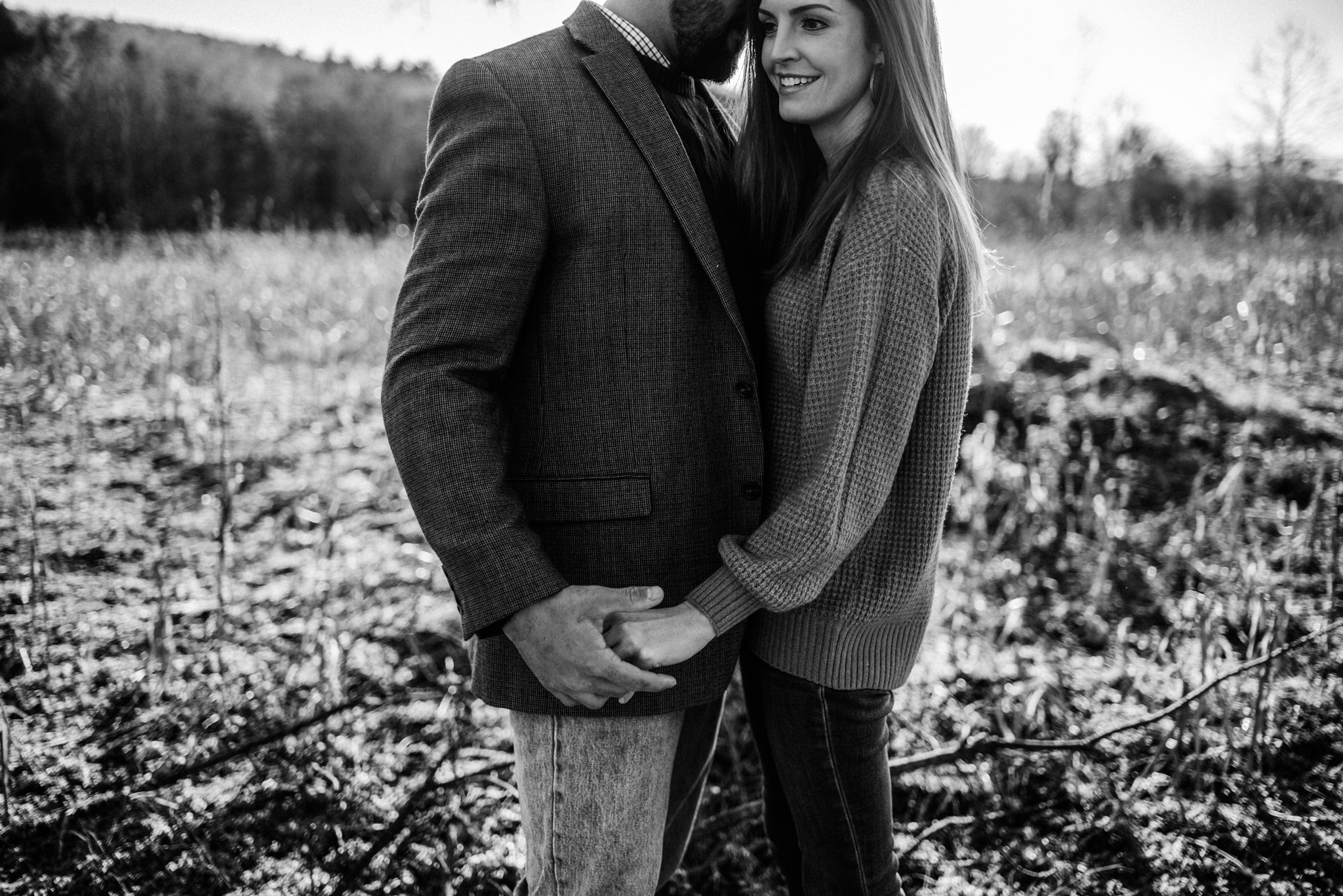Emily and Hoyle - Shenandoah Valley Engagement Session - Winter Sunset - Downtown Old Movie Theater - Back yard Virginia Farm Wedding_39.JPG
