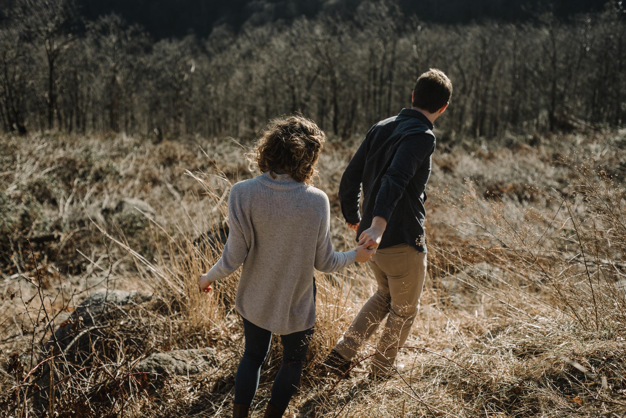 Alli and Mitchell - Shenandoah National Park Adventure Winter Engagement Session on Skyline Drive - White Sails Creative Elopement Photography_18.JPG