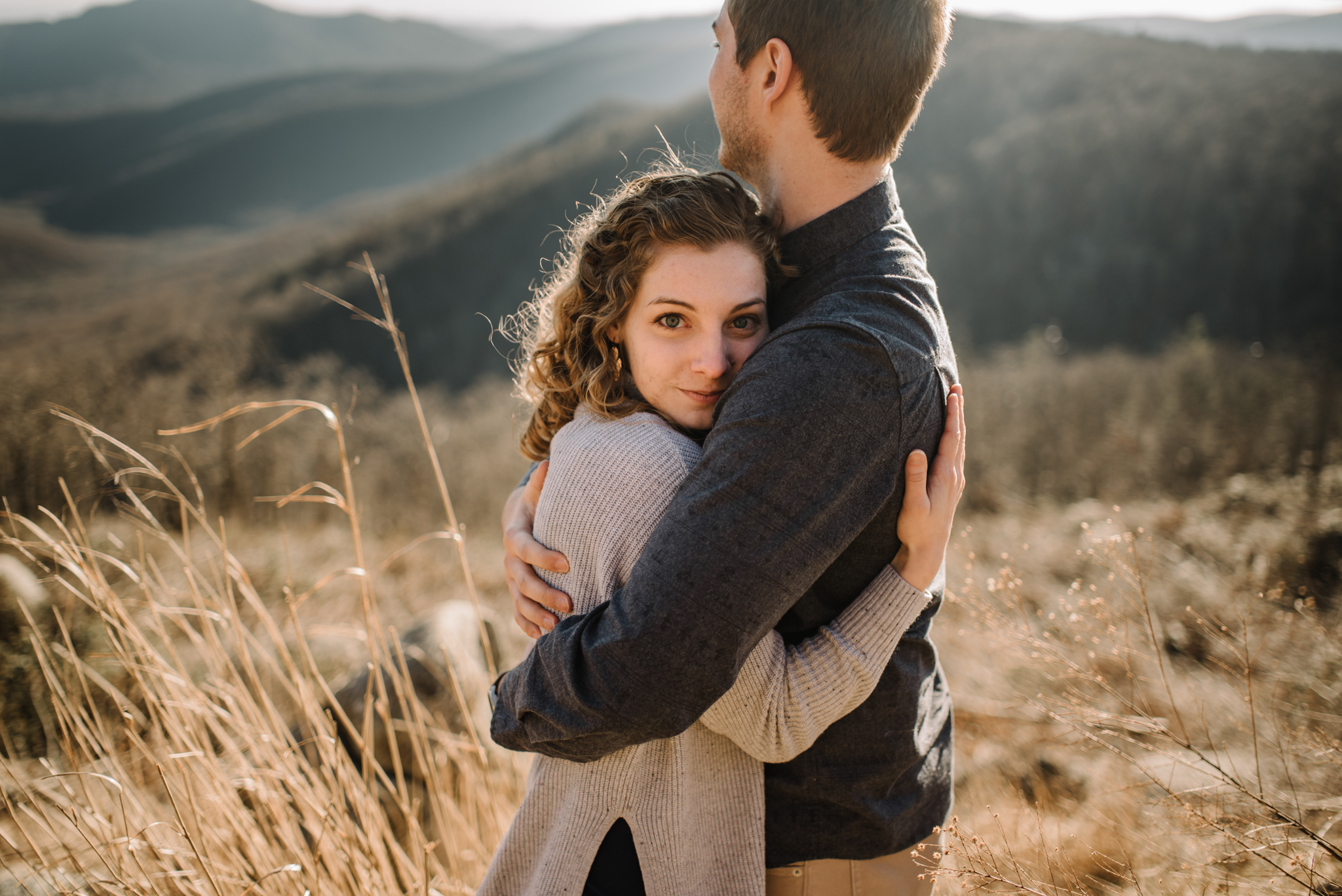 Alli and Mitchell - Shenandoah National Park Adventure Winter Engagement Session on Skyline Drive - White Sails Creative Elopement Photography_22.JPG