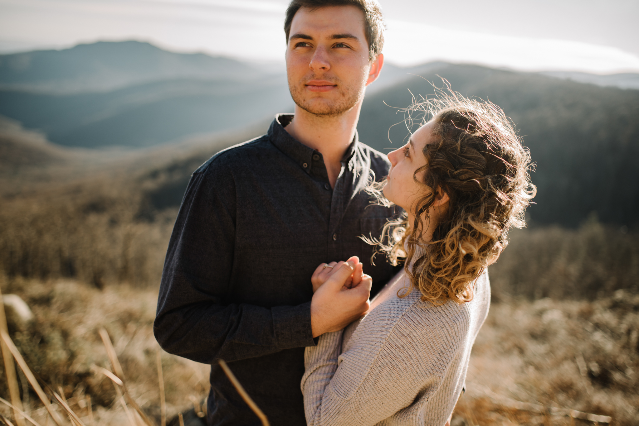 Alli and Mitchell - Shenandoah National Park Adventure Winter Engagement Session on Skyline Drive - White Sails Creative Elopement Photography_25.JPG