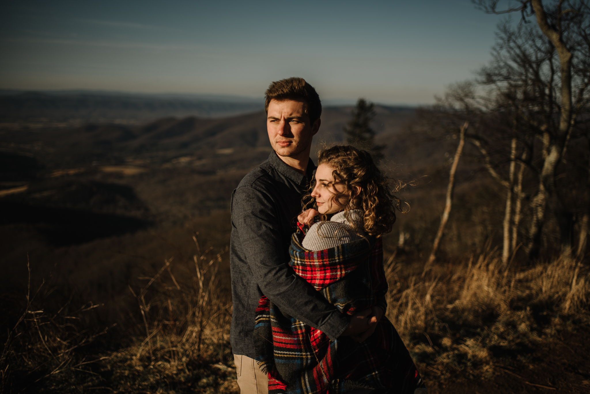 Alli and Mitchell - Shenandoah National Park Adventure Winter Engagement Session on Skyline Drive - White Sails Creative Elopement Photography_29.JPG