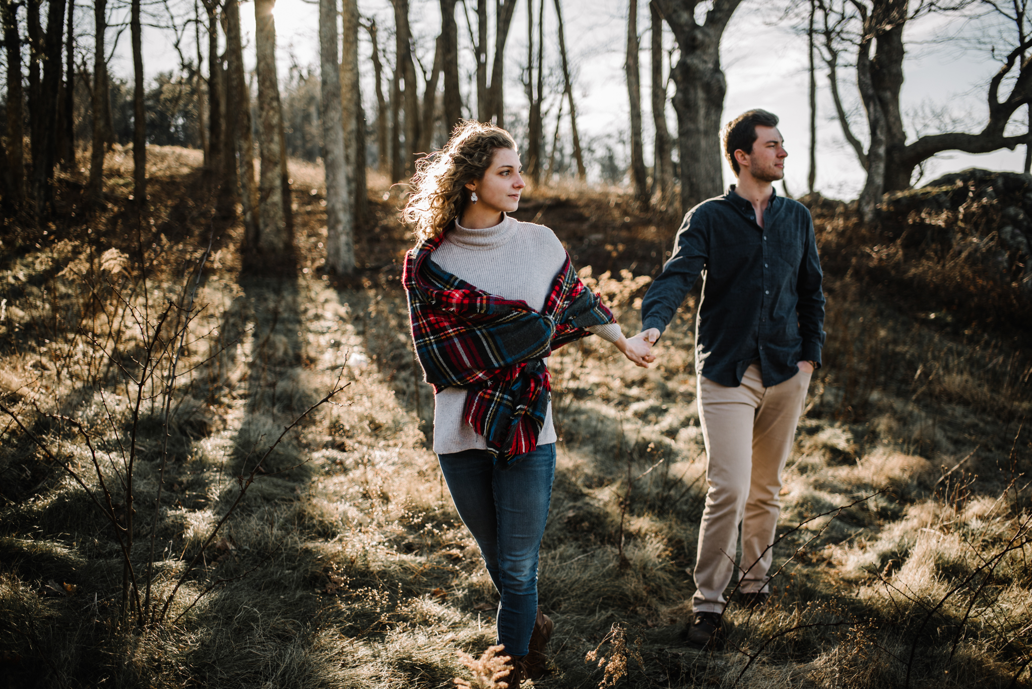 Alli and Mitchell - Shenandoah National Park Adventure Winter Engagement Session on Skyline Drive - White Sails Creative Elopement Photography_32.JPG