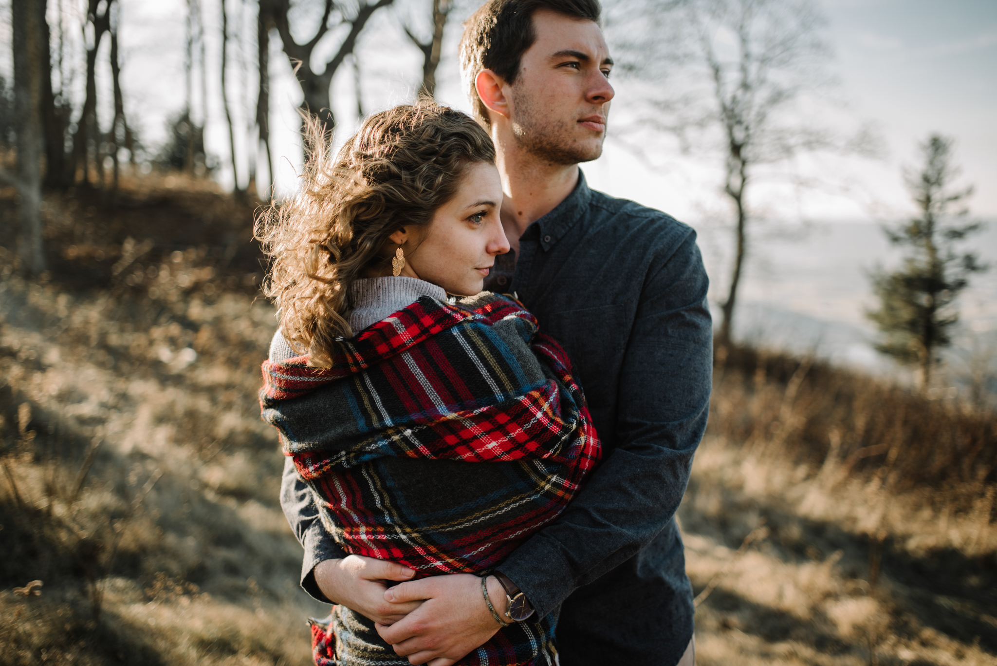 Alli and Mitchell - Shenandoah National Park Adventure Winter Engagement Session on Skyline Drive - White Sails Creative Elopement Photography_34.JPG