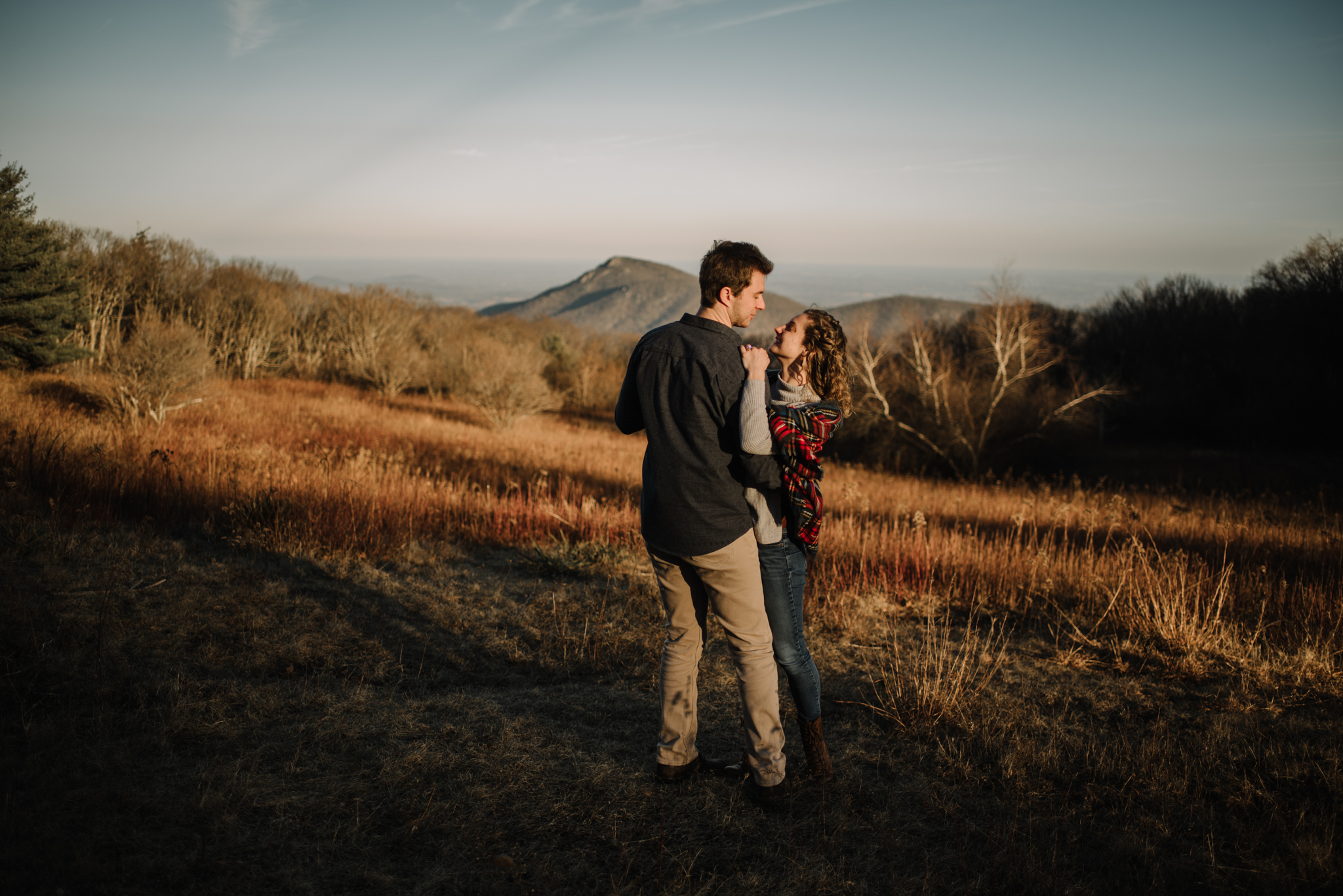 Alli and Mitchell - Shenandoah National Park Adventure Winter Engagement Session on Skyline Drive - White Sails Creative Elopement Photography_36.JPG