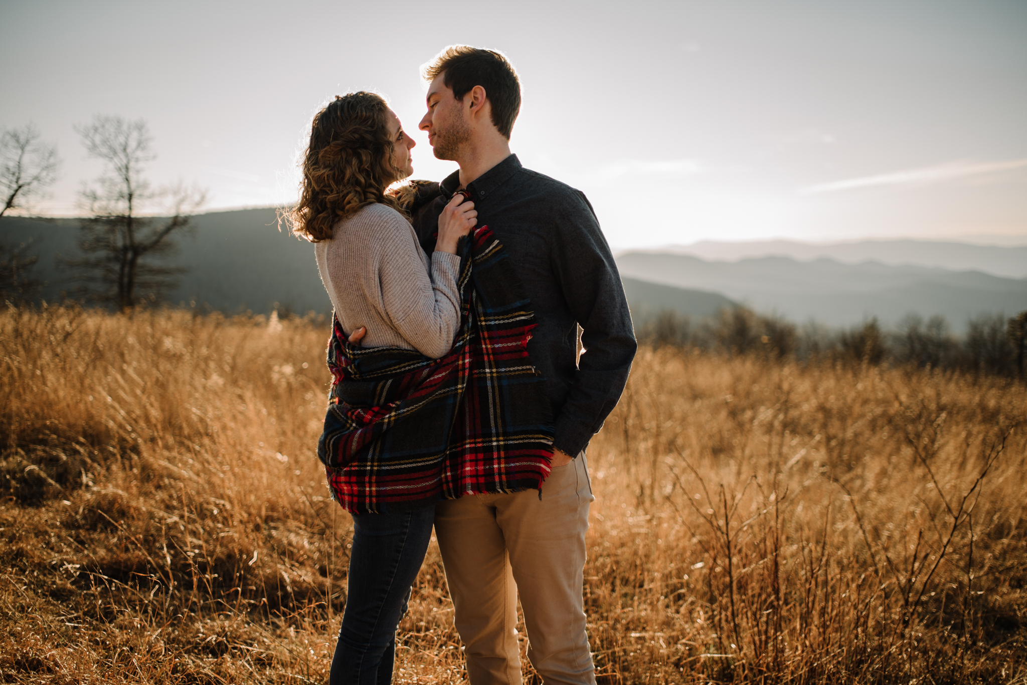 Alli and Mitchell - Shenandoah National Park Adventure Winter Engagement Session on Skyline Drive - White Sails Creative Elopement Photography_42.JPG