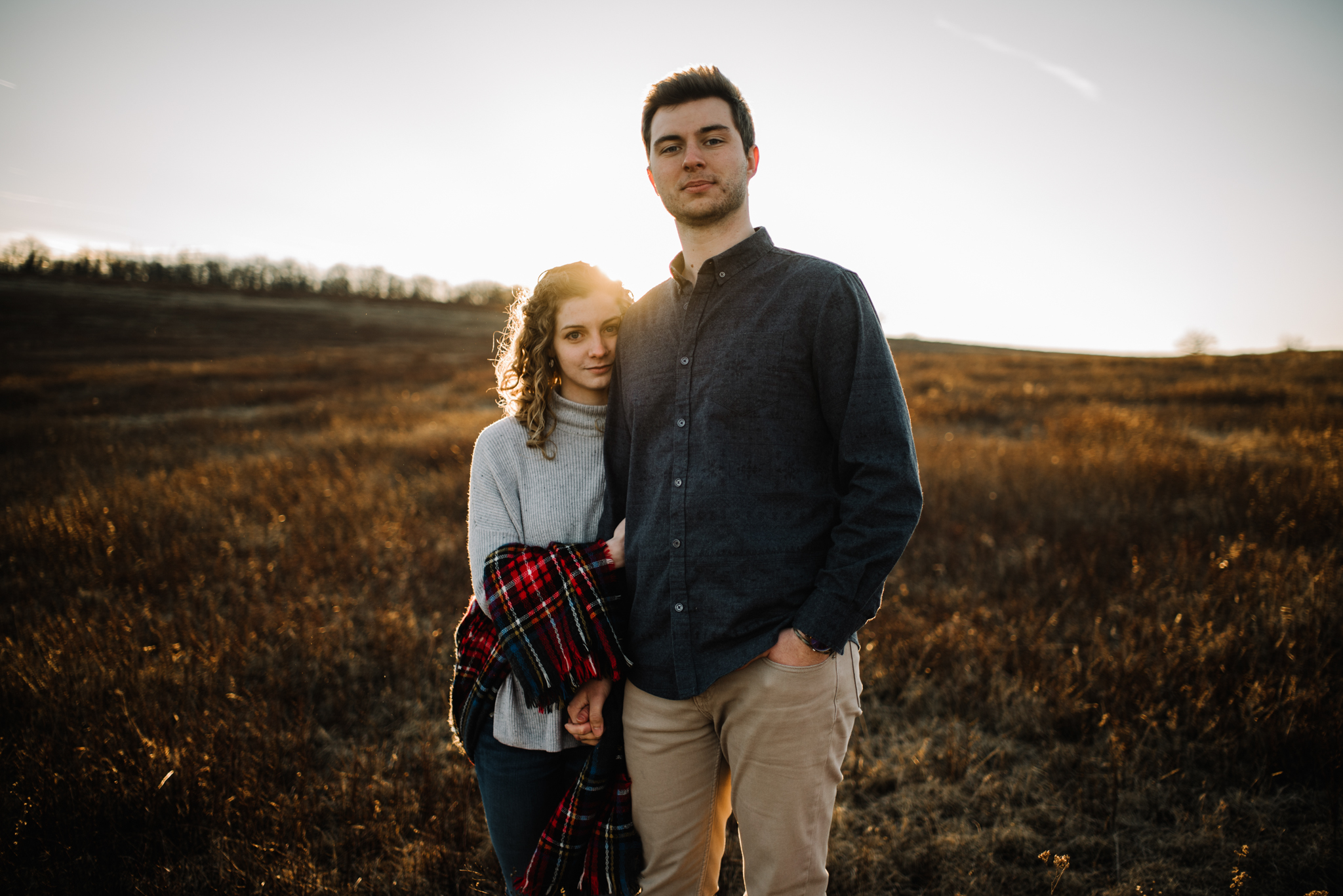 Alli and Mitchell - Shenandoah National Park Adventure Winter Engagement Session on Skyline Drive - White Sails Creative Elopement Photography_48.JPG