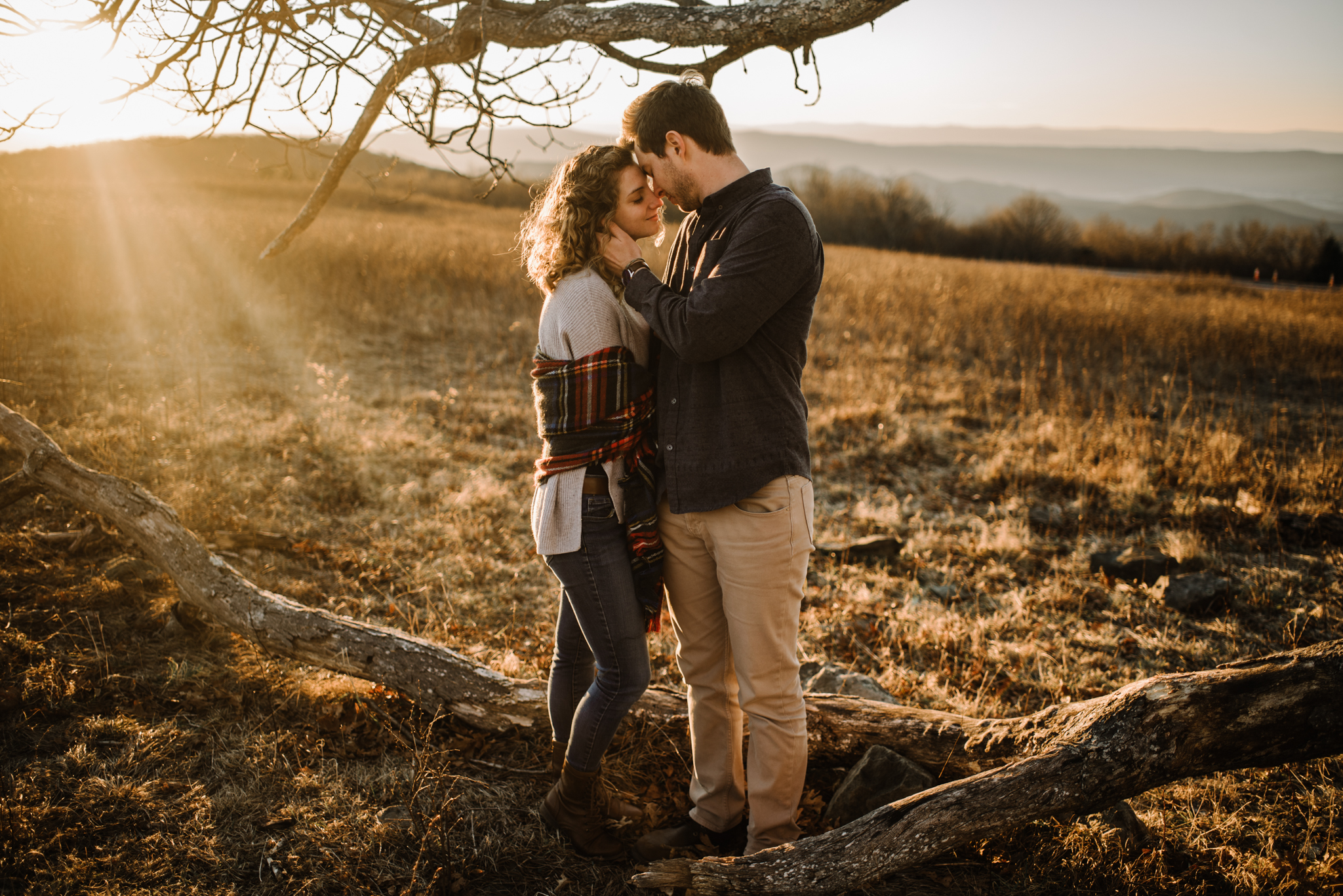 Alli and Mitchell - Shenandoah National Park Adventure Winter Engagement Session on Skyline Drive - White Sails Creative Elopement Photography_49.JPG
