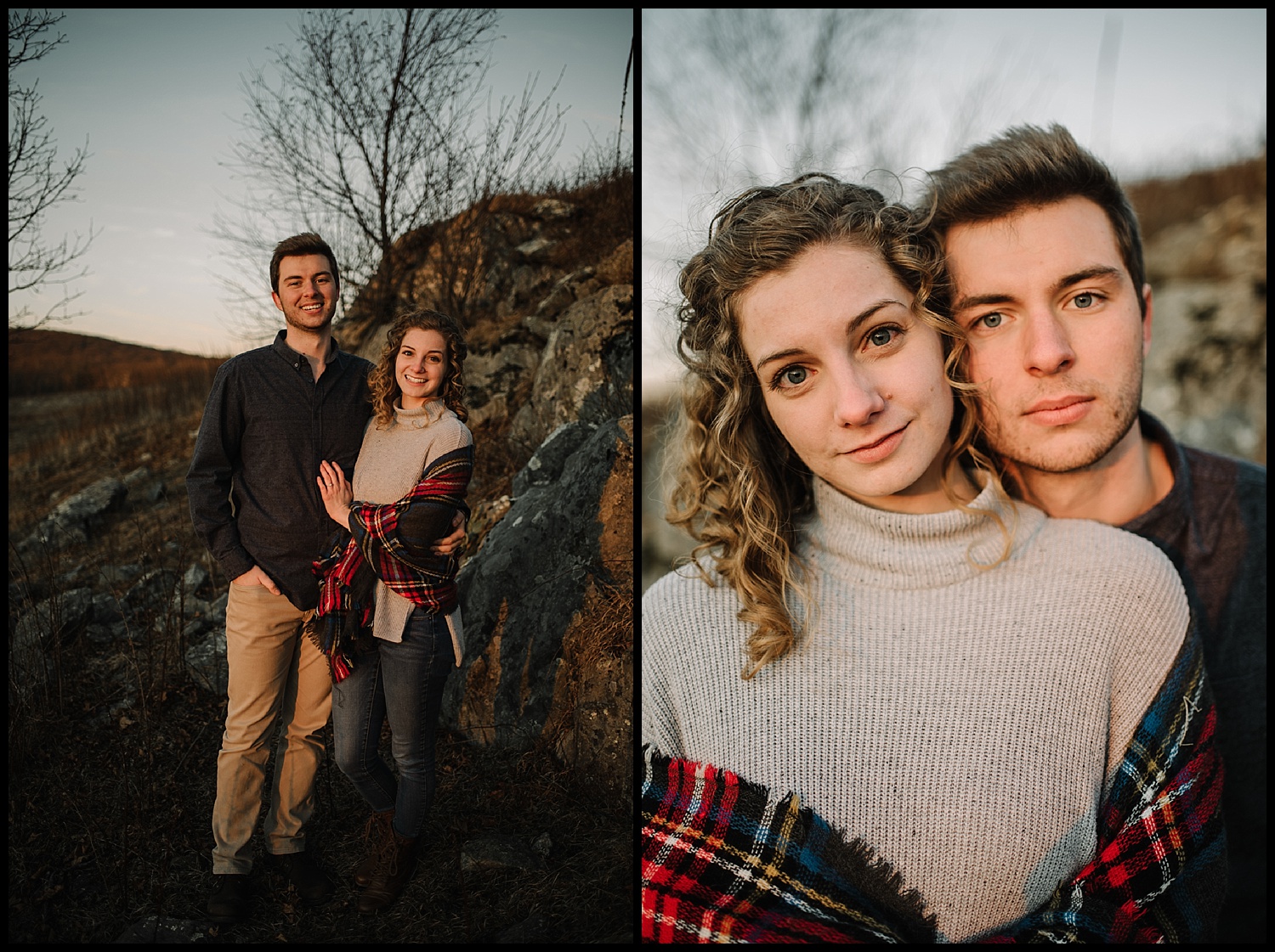Alli and Mitchell - Shenandoah National Park Adventure Winter Engagement Session on Skyline Drive - White Sails Creative Elopement Photography_53.jpg