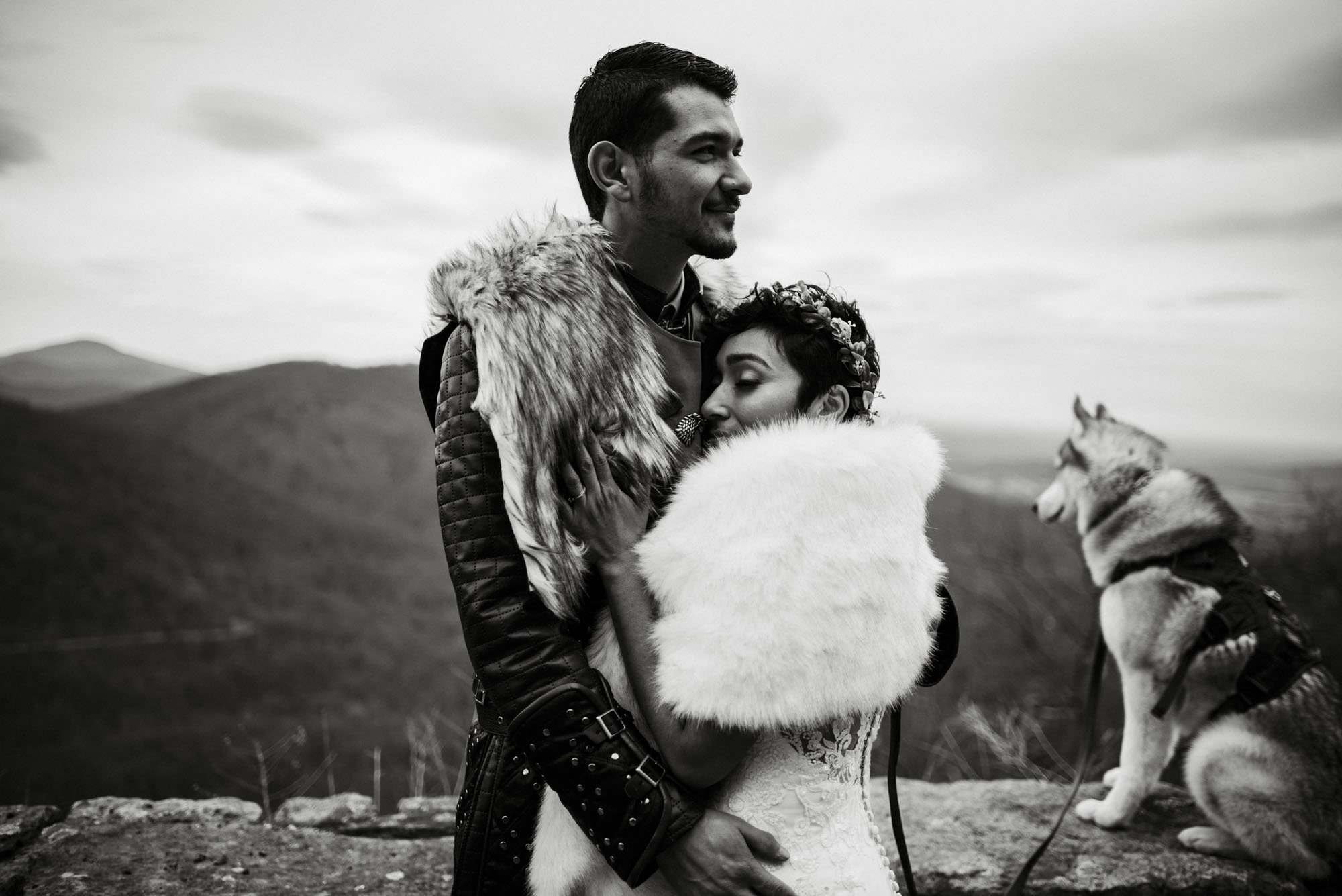 Game of Thrones Elopement - Winter Elopement - Shenandoah National Park Elopement Photographer - Virginia Adventure Photographer - Blue Ridge Parkway Elopement Photographer_24.jpg