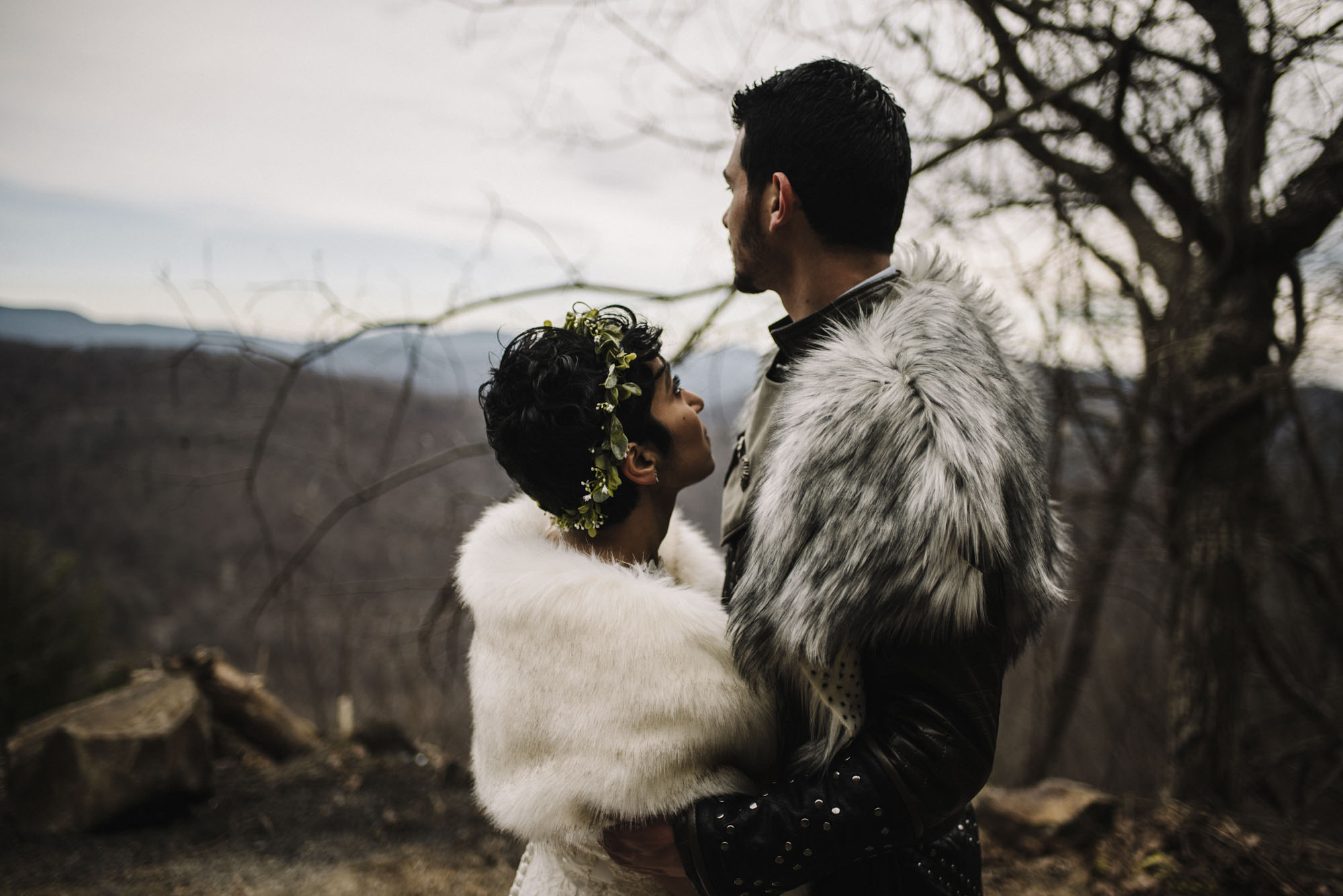 Game of Thrones Elopement - Winter Elopement - Shenandoah National Park Elopement Photographer - Virginia Adventure Photographer - Blue Ridge Parkway Elopement Photographer_29.jpg