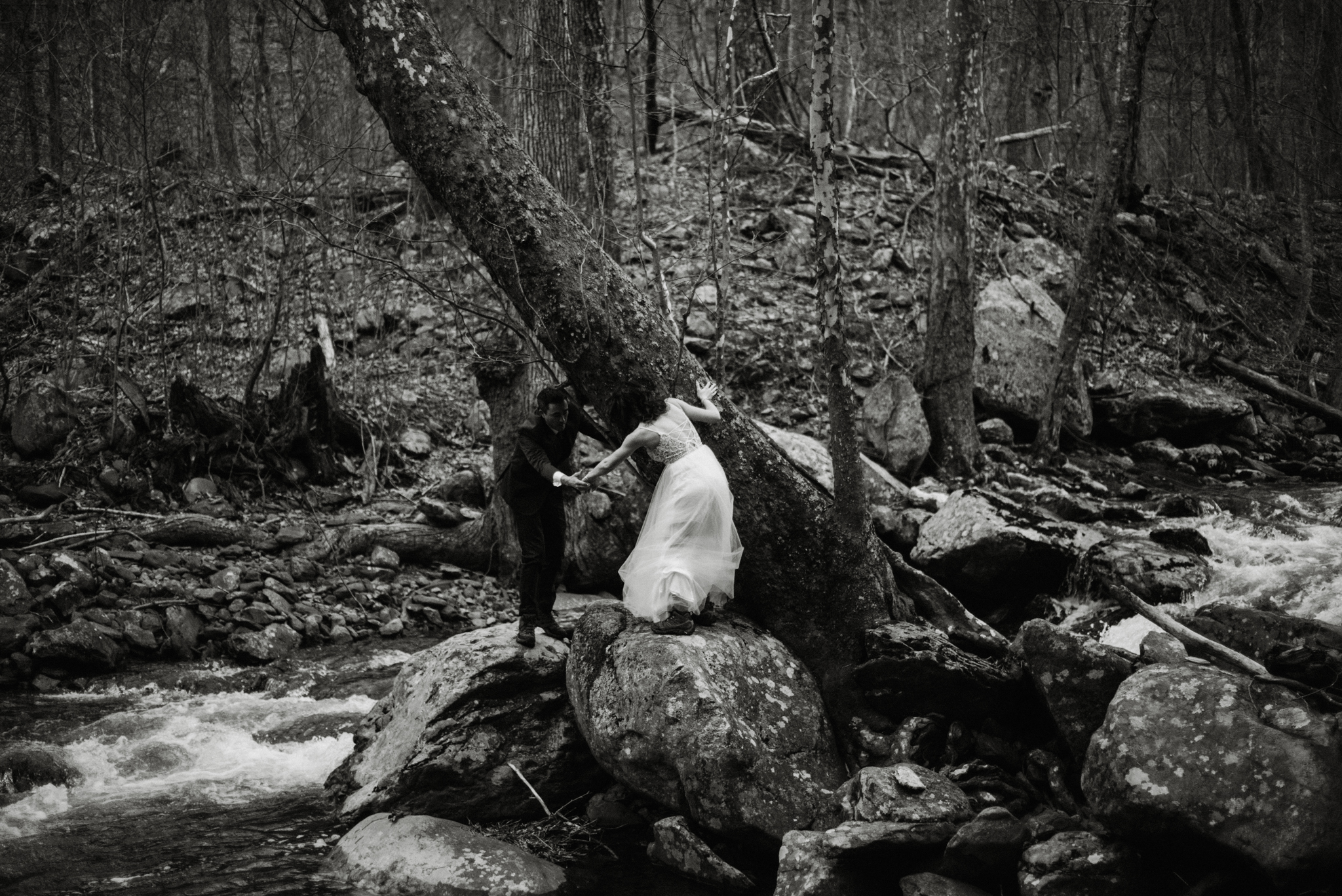 Stephanie and Steve - Shenandoah National Park Elopement - Sunrise Hiking Elopement - Adventurous Elopement - Virginia Elopement Photographer - Shenandoah national Park Wedding Photographer - White Sails Creative_4.jpg