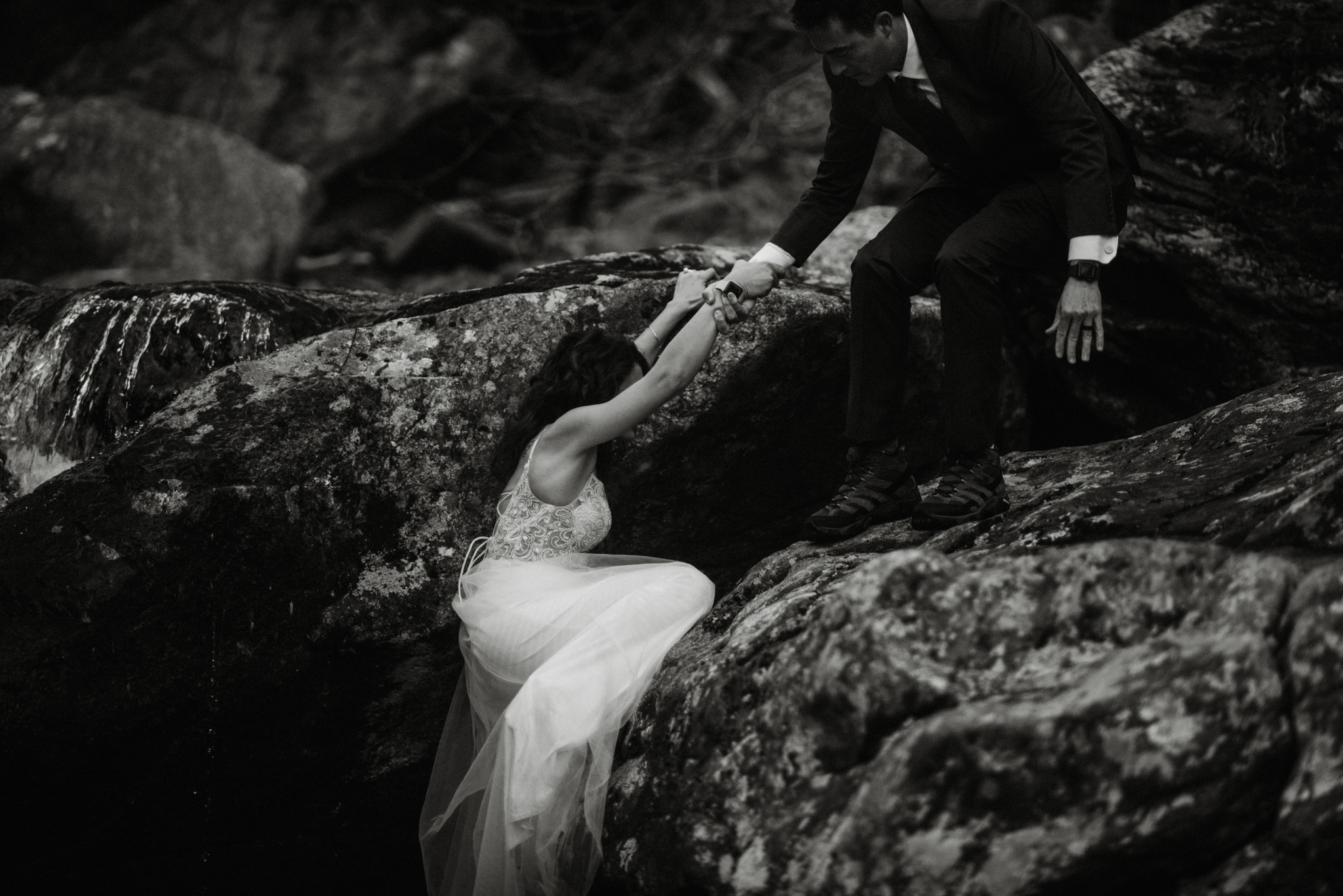 Stephanie and Steve - Shenandoah National Park Elopement - Sunrise Hiking Elopement - Adventurous Elopement - Virginia Elopement Photographer - Shenandoah national Park Wedding Photographer - White Sails Creative_32.jpg