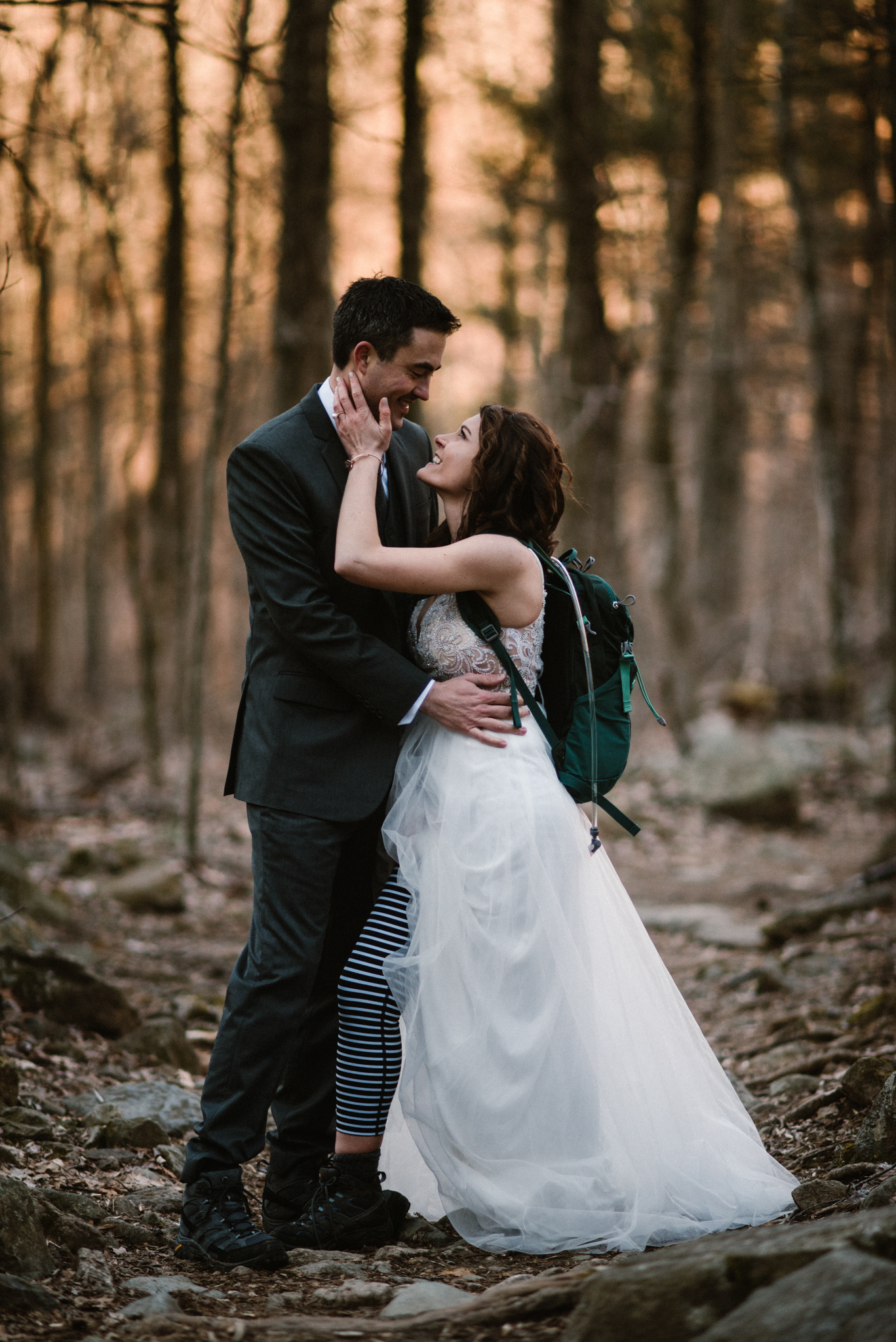 Stephanie and Steve - Shenandoah National Park Elopement - Sunrise Hiking Elopement - Adventurous Elopement - Virginia Elopement Photographer - Shenandoah national Park Wedding Photographer - White Sails Creative_42.jpg