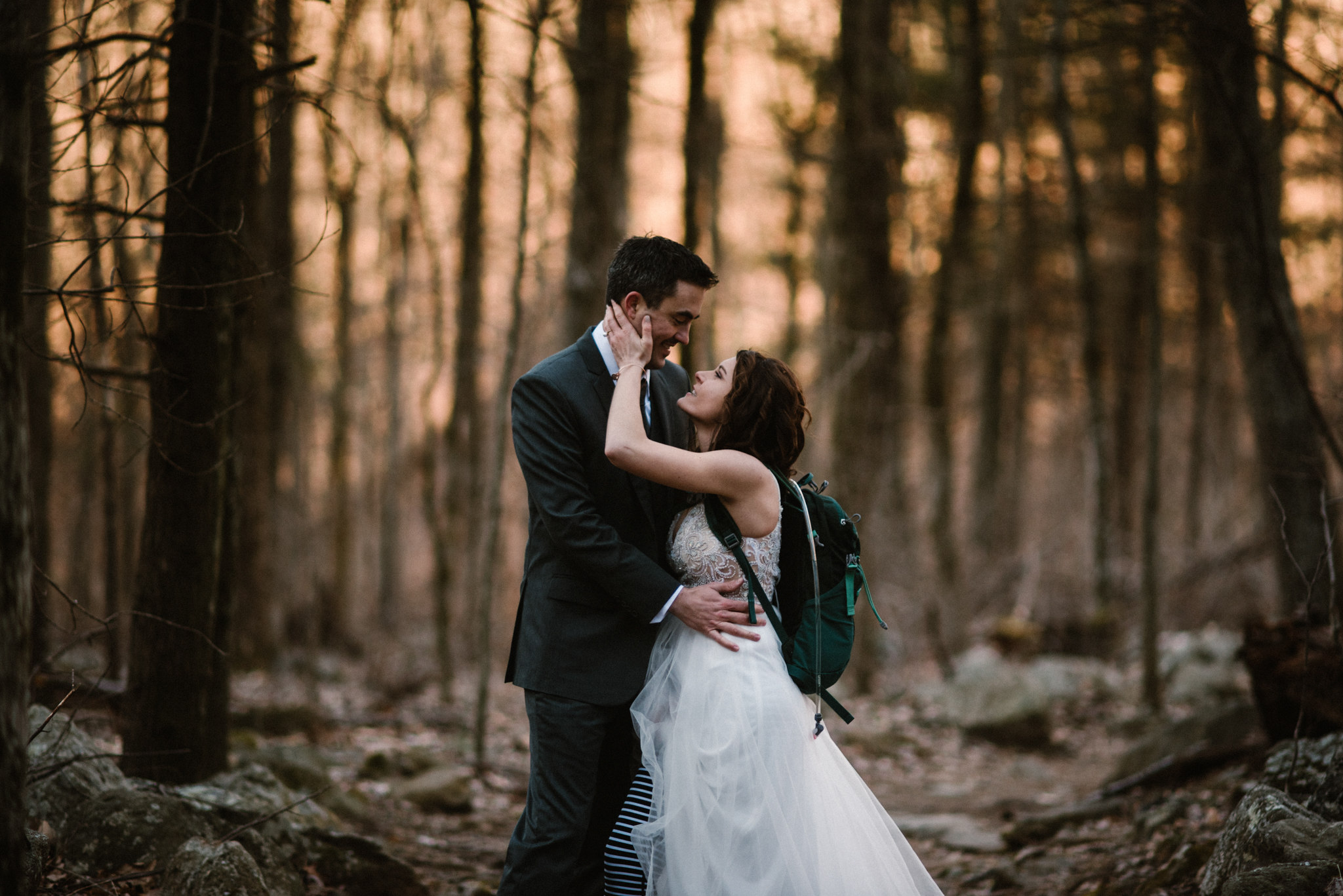 Stephanie and Steve - Shenandoah National Park Elopement - Sunrise Hiking Elopement - Adventurous Elopement - Virginia Elopement Photographer - Shenandoah national Park Wedding Photographer - White Sails Creative_43.jpg