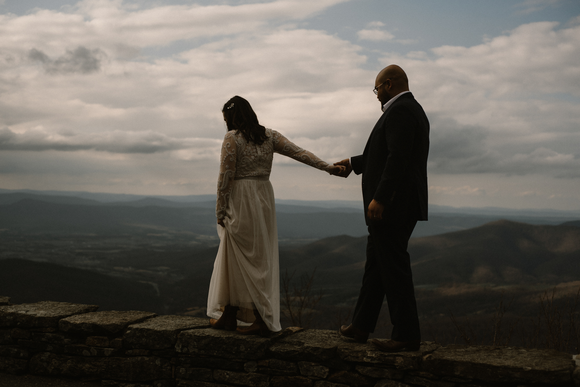 Emma and Jeddah - Intimate Luray Wedding - Shenandoah National Park Wedding - Adventure Elopement in Virginia - Shenandoah National Park Elopement_61.jpg