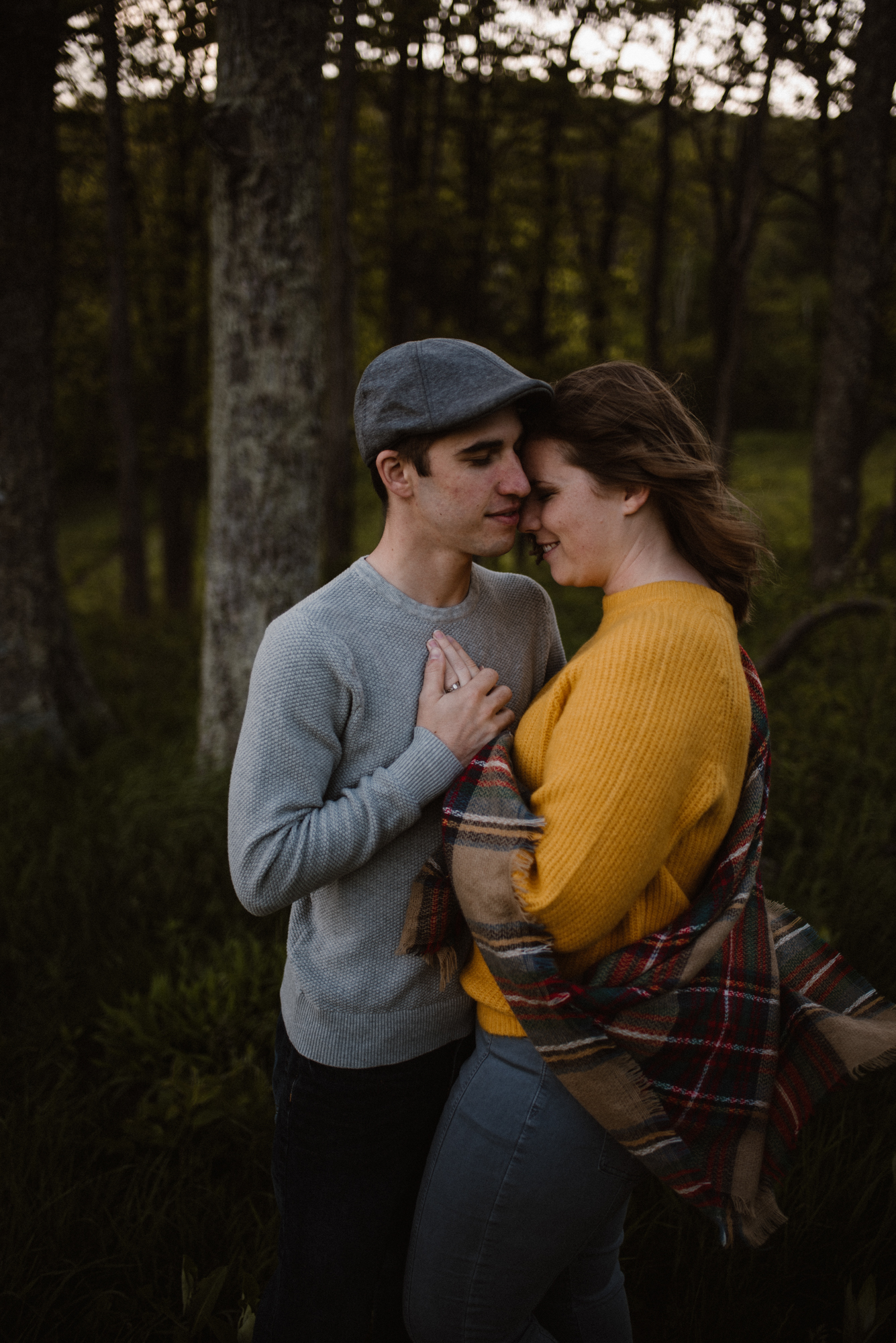 Sloane and Evan Sunrise Engagement Session in Shenandoah National Park - Things to Do in Luray Virginia - Adventurous Couple Photo Shoot White Sails Creative_19.jpg