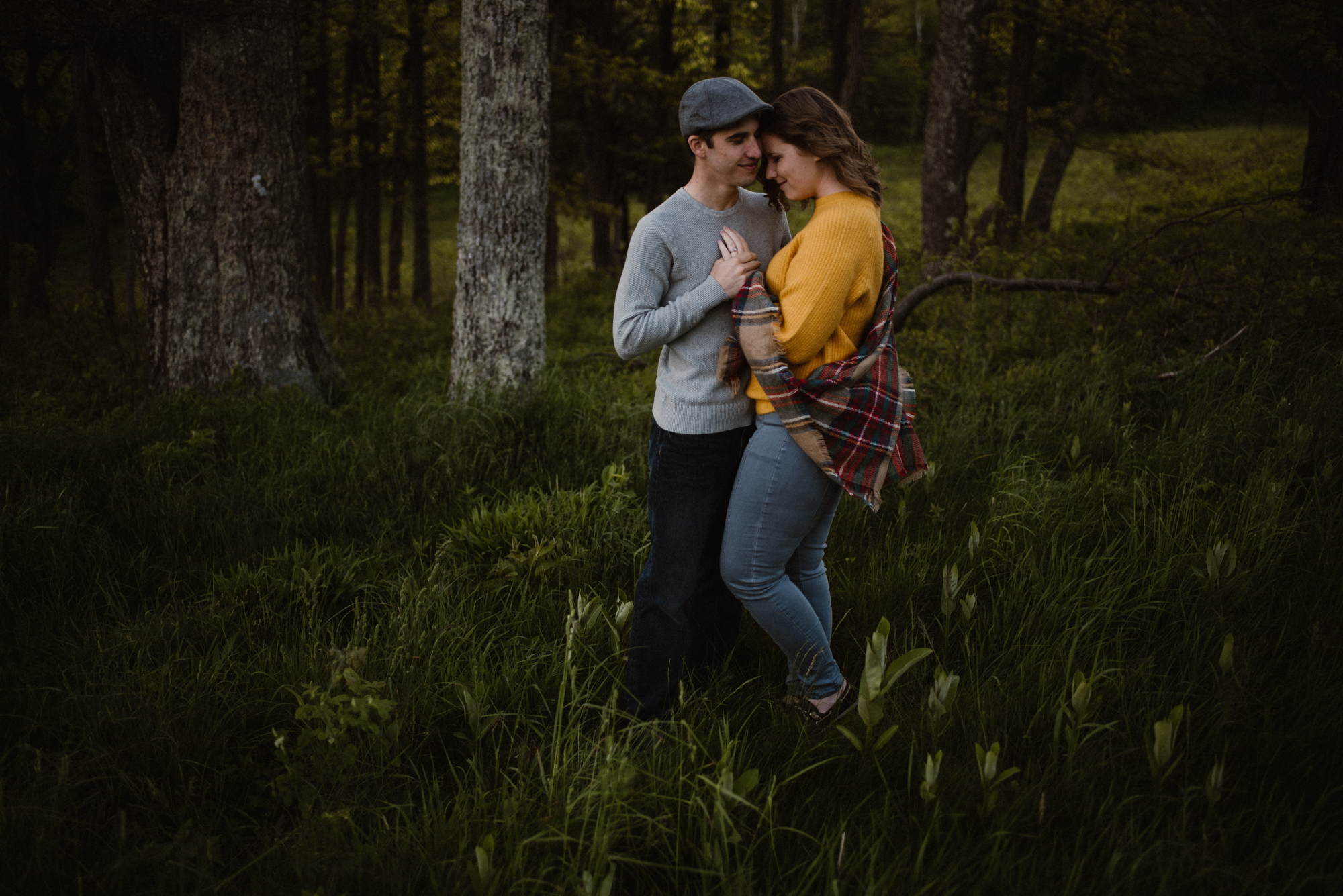 Sloane and Evan Sunrise Engagement Session in Shenandoah National Park - Things to Do in Luray Virginia - Adventurous Couple Photo Shoot White Sails Creative_21.jpg
