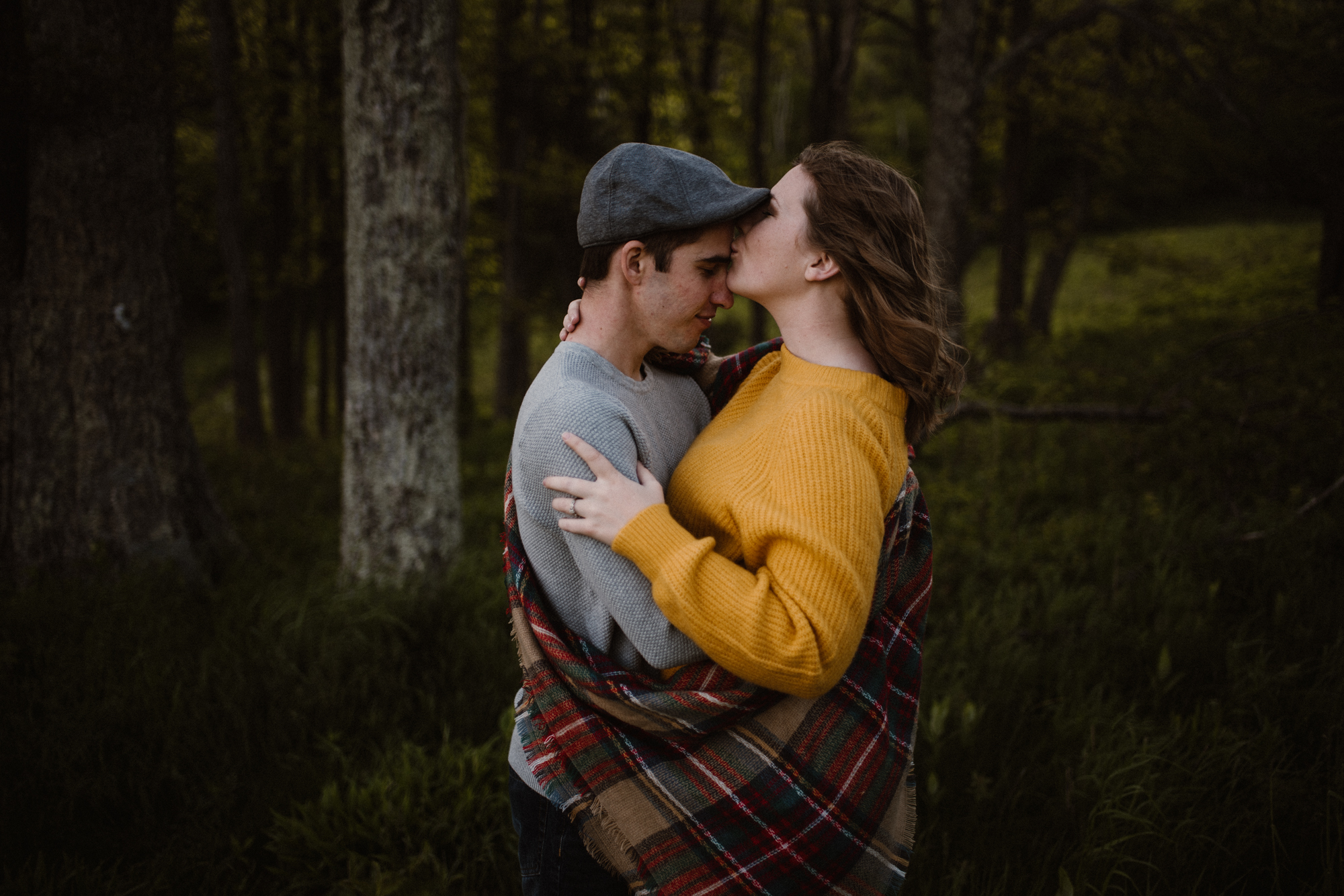 Sloane and Evan Sunrise Engagement Session in Shenandoah National Park - Things to Do in Luray Virginia - Adventurous Couple Photo Shoot White Sails Creative_22.jpg