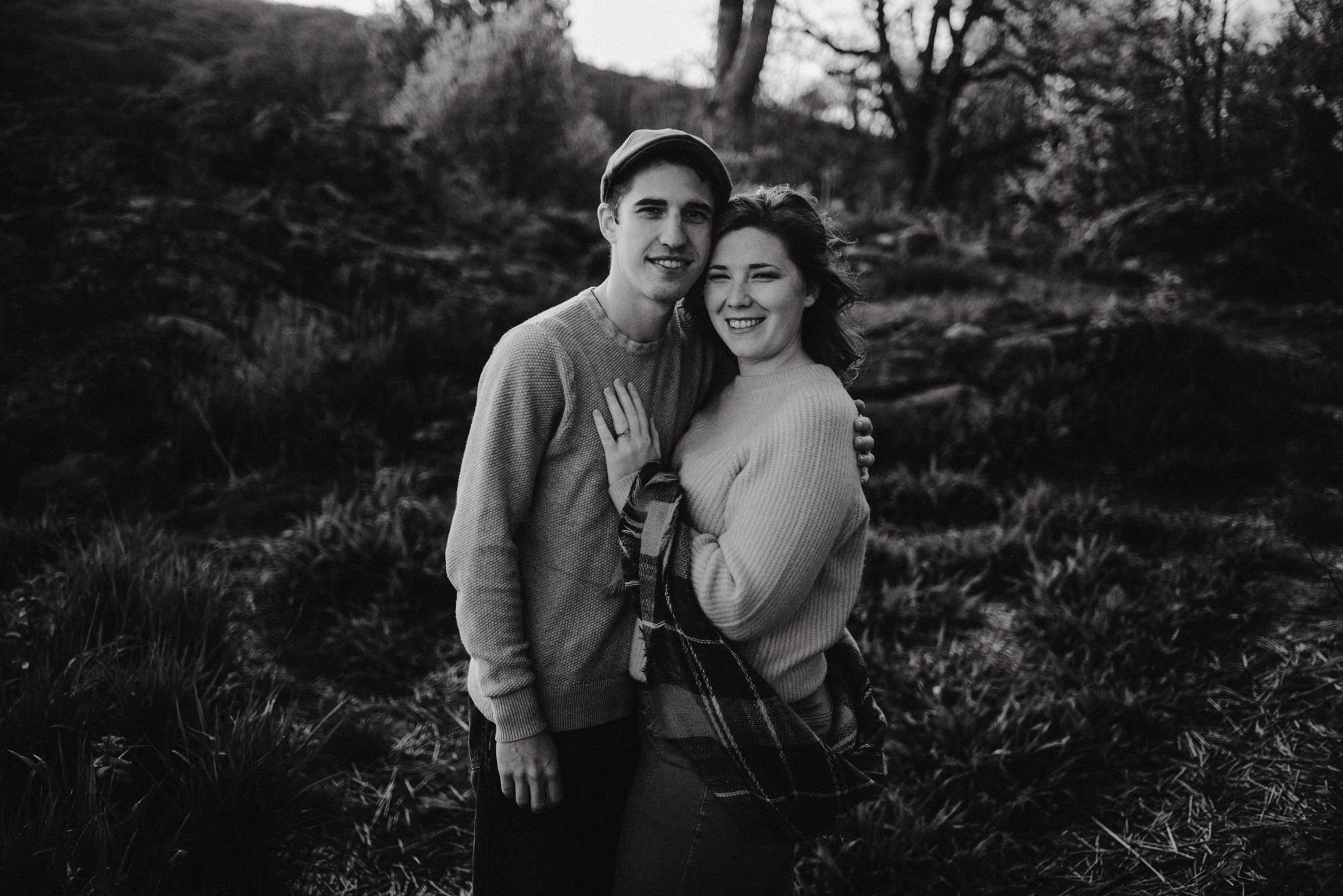 Sloane and Evan Sunrise Engagement Session in Shenandoah National Park - Things to Do in Luray Virginia - Adventurous Couple Photo Shoot White Sails Creative_29.jpg