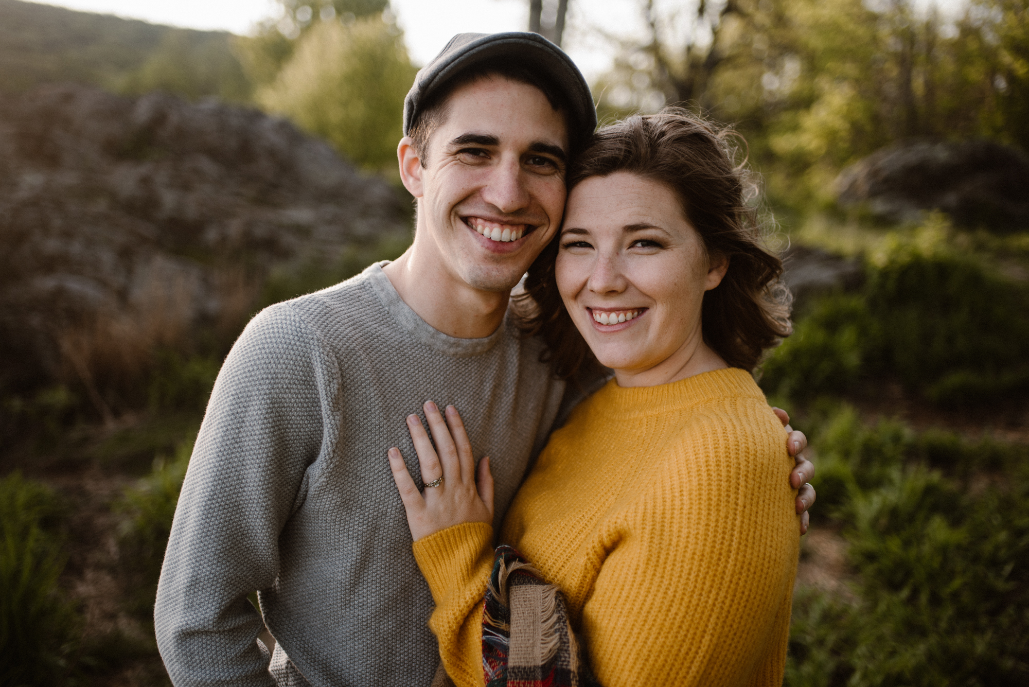 Sloane and Evan Sunrise Engagement Session in Shenandoah National Park - Things to Do in Luray Virginia - Adventurous Couple Photo Shoot White Sails Creative_30.jpg