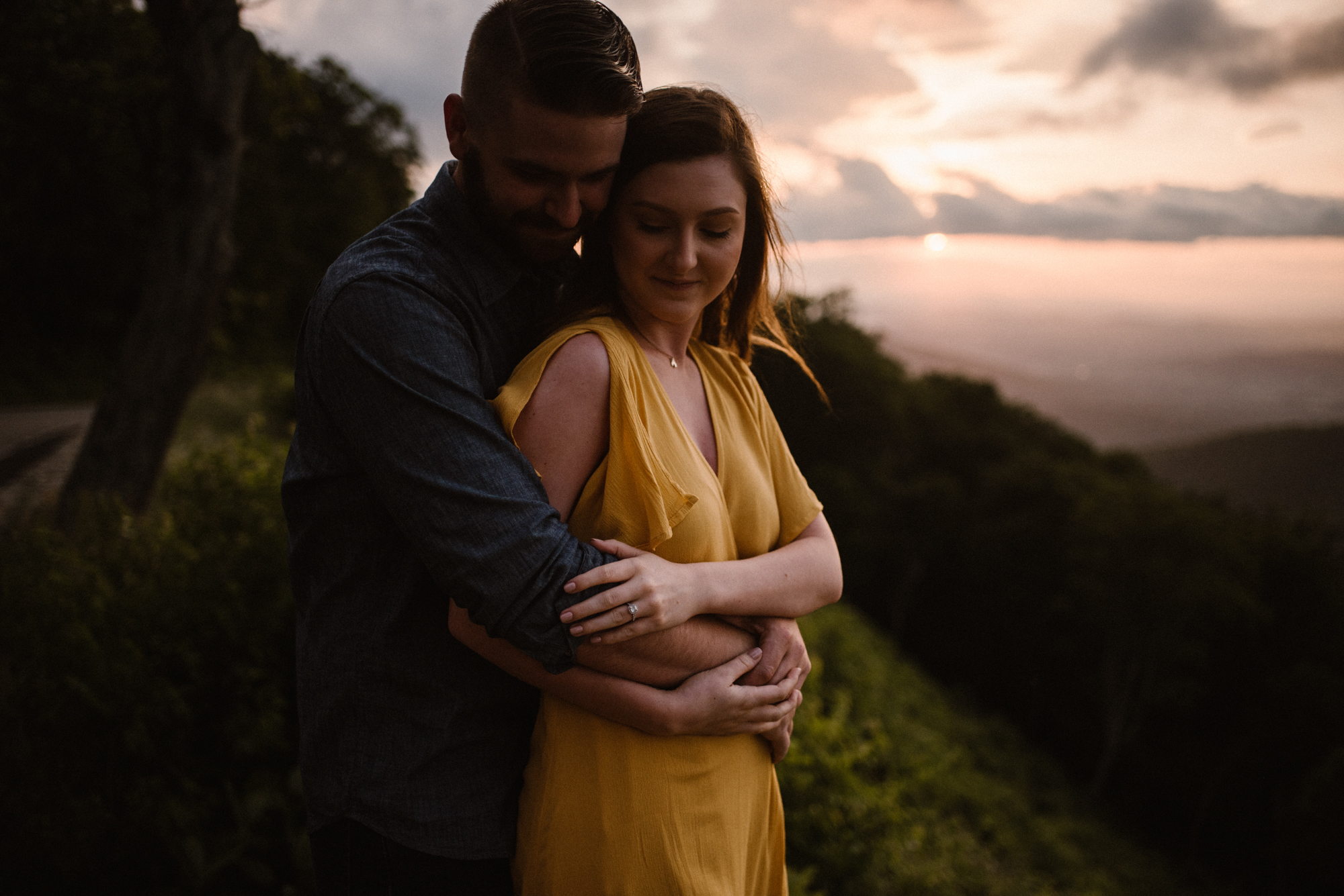 Camryn and Larry Sunrise Engagement Session in Shenandoah National Park - Things to Do in Luray Virginia - Adventurous Couple Photo Shoot White Sails Creative_5.jpg