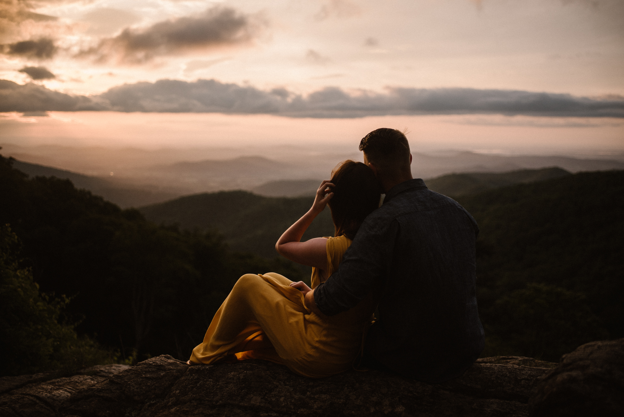 Camryn and Larry Sunrise Engagement Session in Shenandoah National Park - Things to Do in Luray Virginia - Adventurous Couple Photo Shoot White Sails Creative_7.jpg