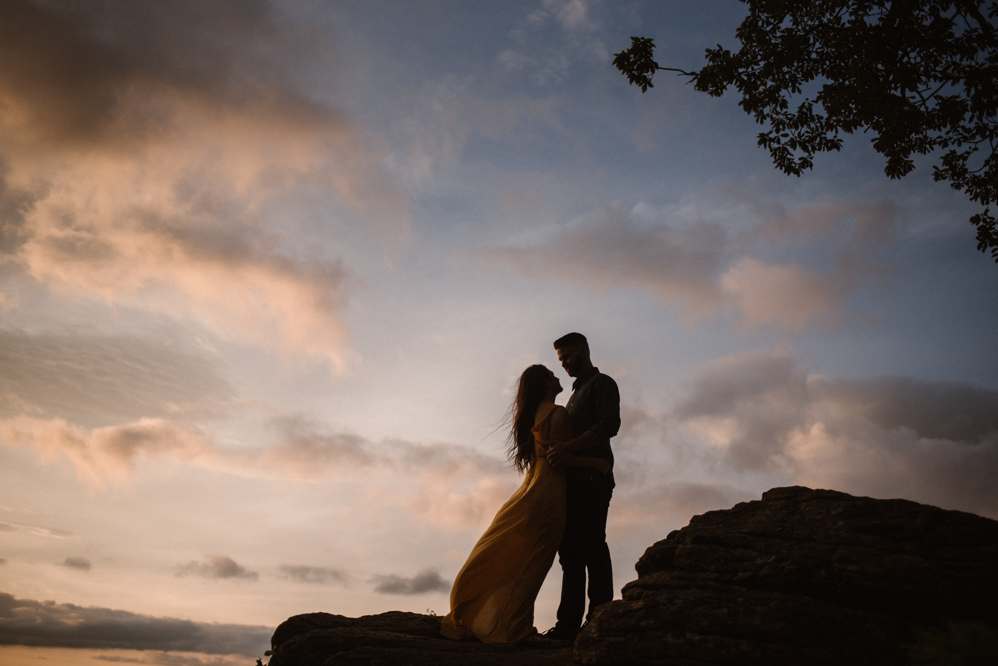 Camryn and Larry Sunrise Engagement Session in Shenandoah National Park - Things to Do in Luray Virginia - Adventurous Couple Photo Shoot White Sails Creative_10.jpg