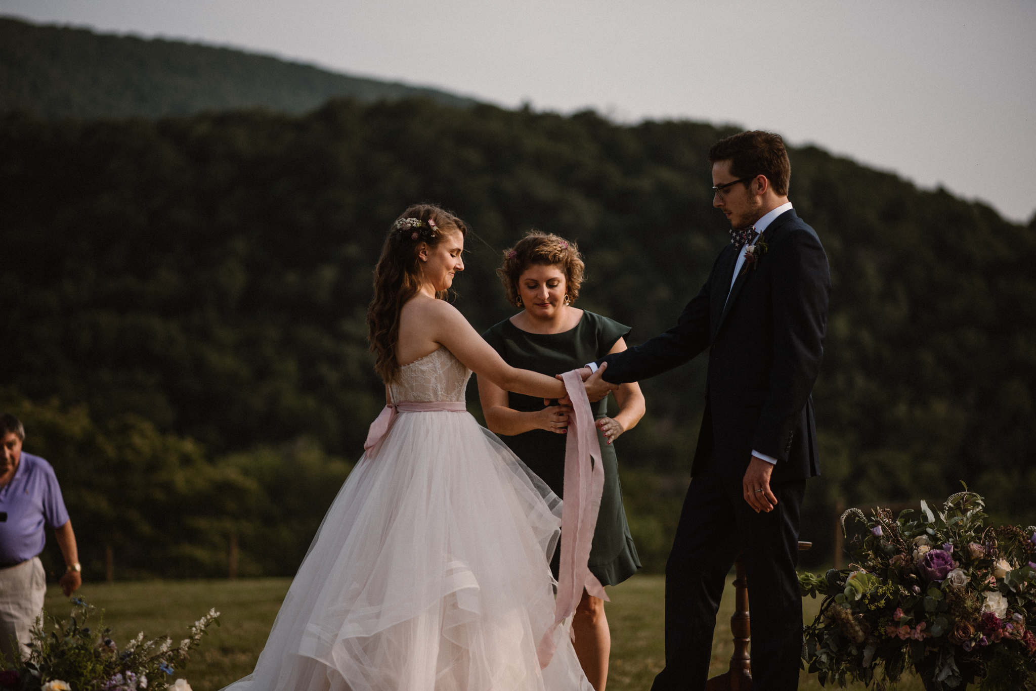 Rachel and Jackson's Virginia Backyard Wedding with Gorgeous Details - Romantic Dusty Color Scheme - Blue Ridge Mountain Wedding - Jane Austen Inspired Wedding - White Sails Photography _28.jpg