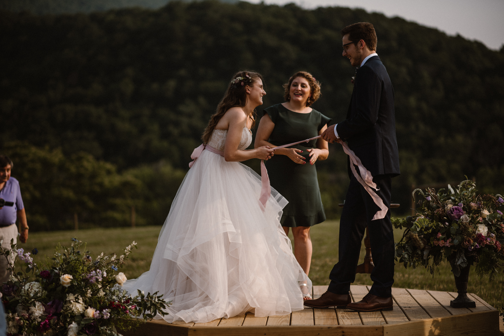 Rachel and Jackson's Virginia Backyard Wedding with Gorgeous Details - Romantic Dusty Color Scheme - Blue Ridge Mountain Wedding - Jane Austen Inspired Wedding - White Sails Photography _30.jpg