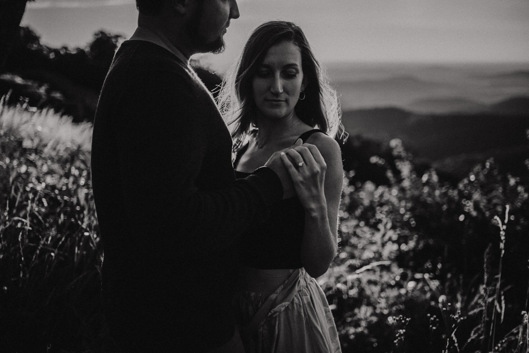 Shenandoah National Park Engagement Session - Sunrise Mountain Couple Photo Shoot - Blue Ridge Mountain Photo Shoot - Shenandoah National Park Photographer - White Sails Creative _12.jpg