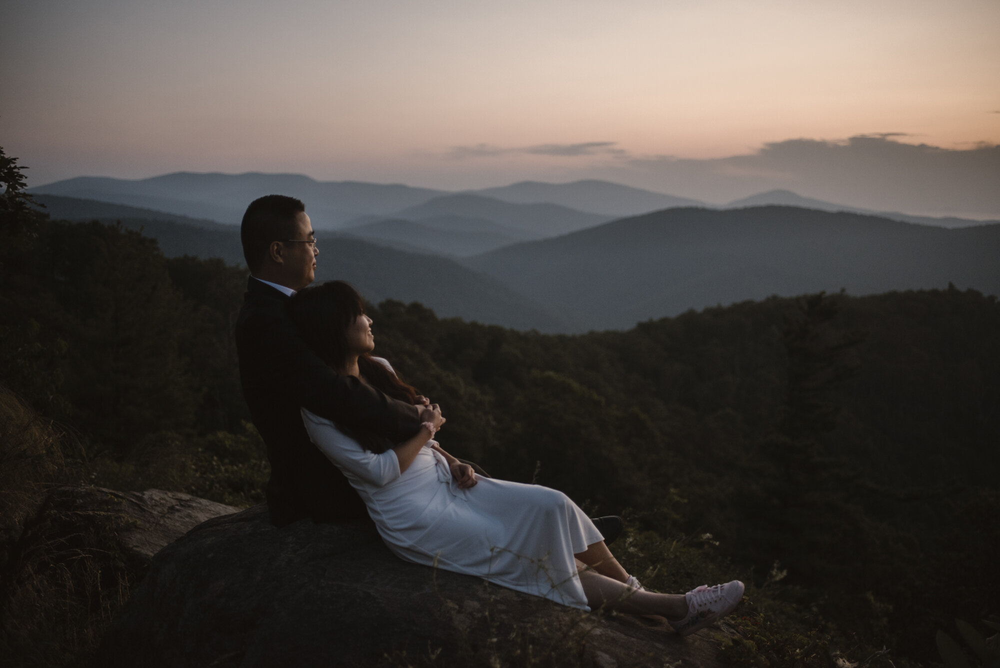 Shenandaoh National Park Adventure Elopement - Small Mountain Wedding - Blue Ridge Mountain Wedding - Sunrise Virginia Mountain Elopement - White Sails Photography_9.jpg