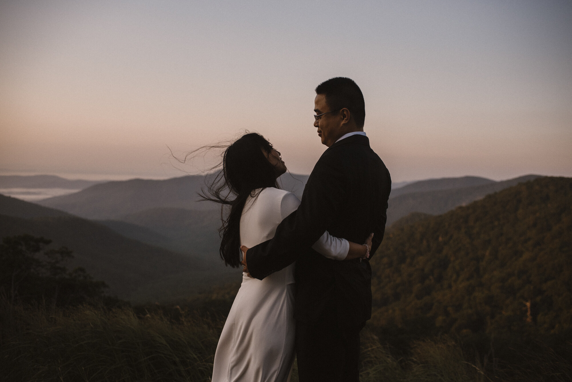 Shenandaoh National Park Adventure Elopement - Small Mountain Wedding - Blue Ridge Mountain Wedding - Sunrise Virginia Mountain Elopement - White Sails Photography_28.jpg