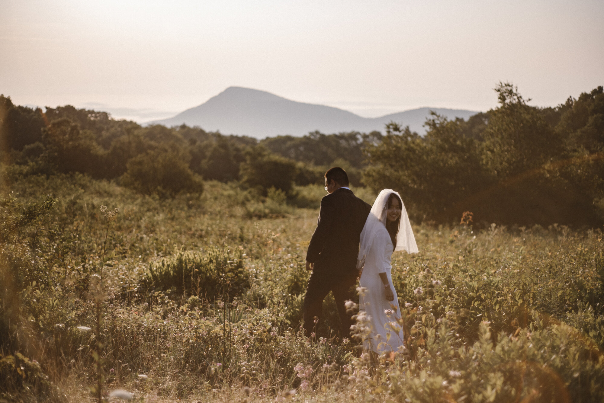 Shenandaoh National Park Adventure Elopement - Small Mountain Wedding - Blue Ridge Mountain Wedding - Sunrise Virginia Mountain Elopement - White Sails Photography_32.jpg