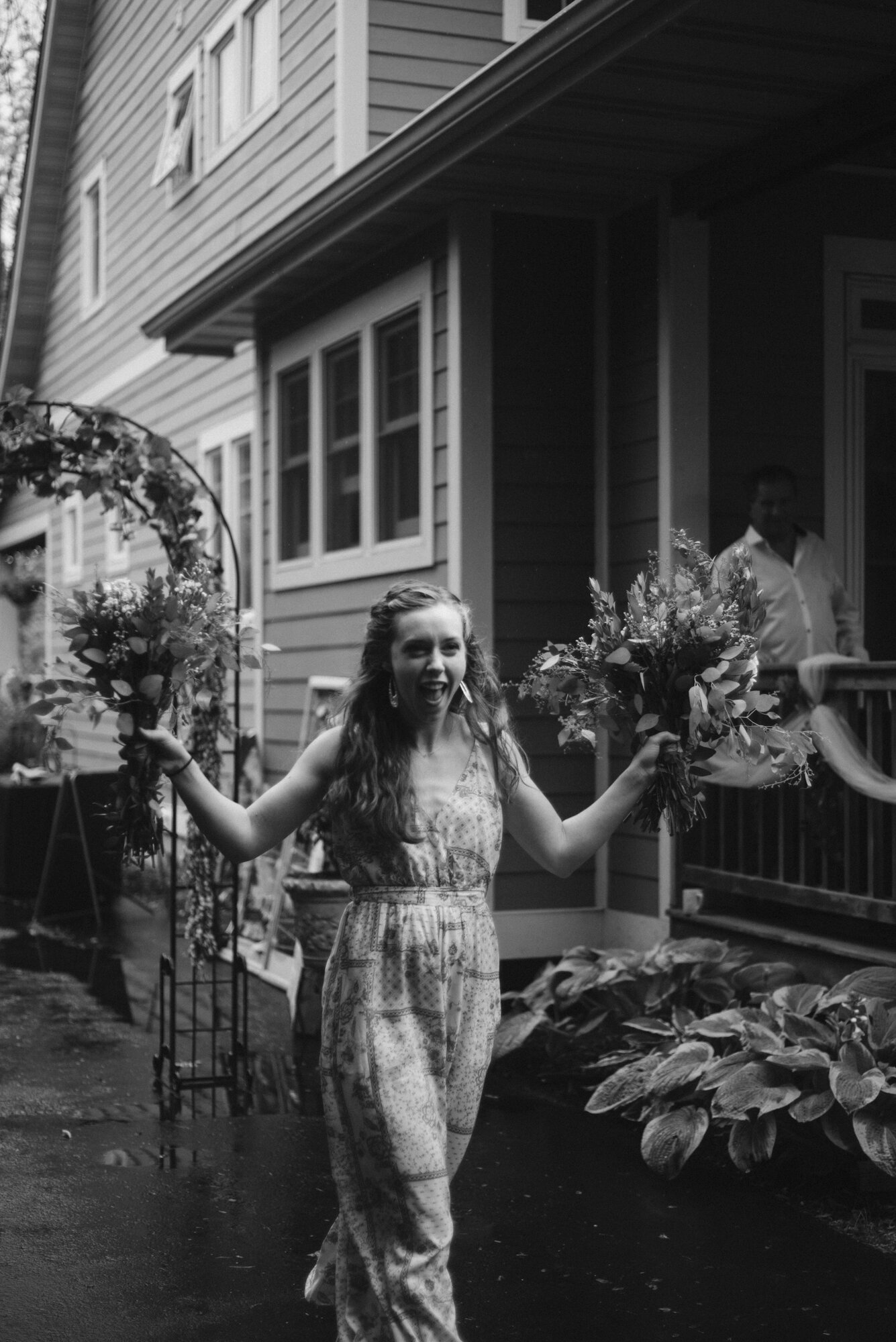 Mairi and Jude - Rainy Backyard Wedding - Intimate Wedding - Fun Reception Photos - Chicago Wedding Photographer - Catholic Wedding - White Sails Creative - Virginia Backyard Wedding Photographer_13.jpg