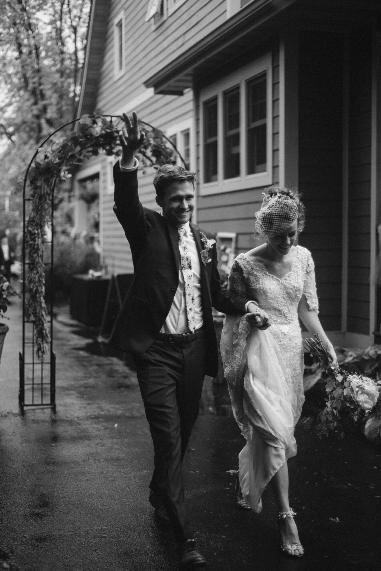 Mairi and Jude - Rainy Backyard Wedding - Intimate Wedding - Fun Reception Photos - Chicago Wedding Photographer - Catholic Wedding - White Sails Creative - Virginia Backyard Wedding Photographer_17.jpg