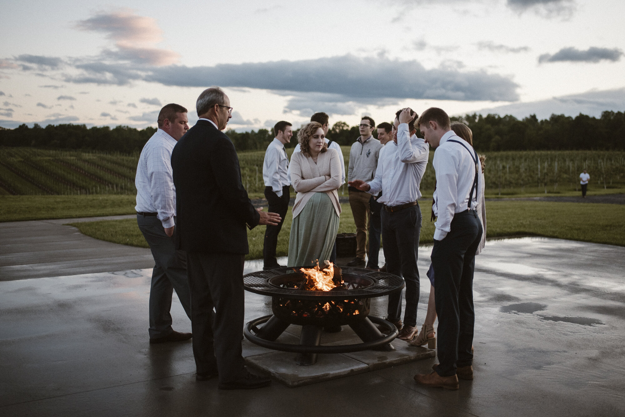 Alli and Mitchell - Rainy Backyard Wedding - Intimate Wedding - Fun Reception Photos - Virginia Wedding Photographer - Documentary Wedding Photography - White Sails Creative - Virginia Backyard Wedding Photographer_196.jpg