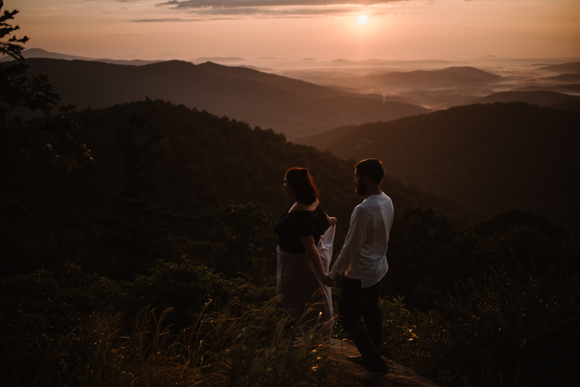 Sunrise Photoshoot - Adventurous Couple Session - Shenandoah National Park Photographer - White Sails Creative _28.jpg