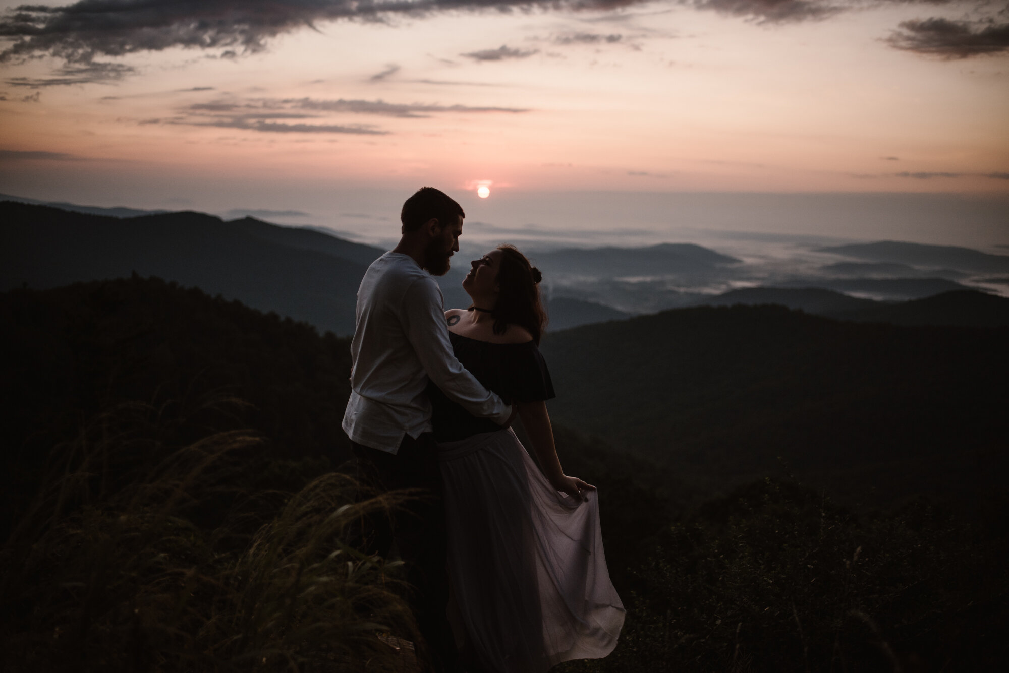 Sunrise Photoshoot - Adventurous Couple Session - Shenandoah National Park Photographer - White Sails Creative _33.jpg