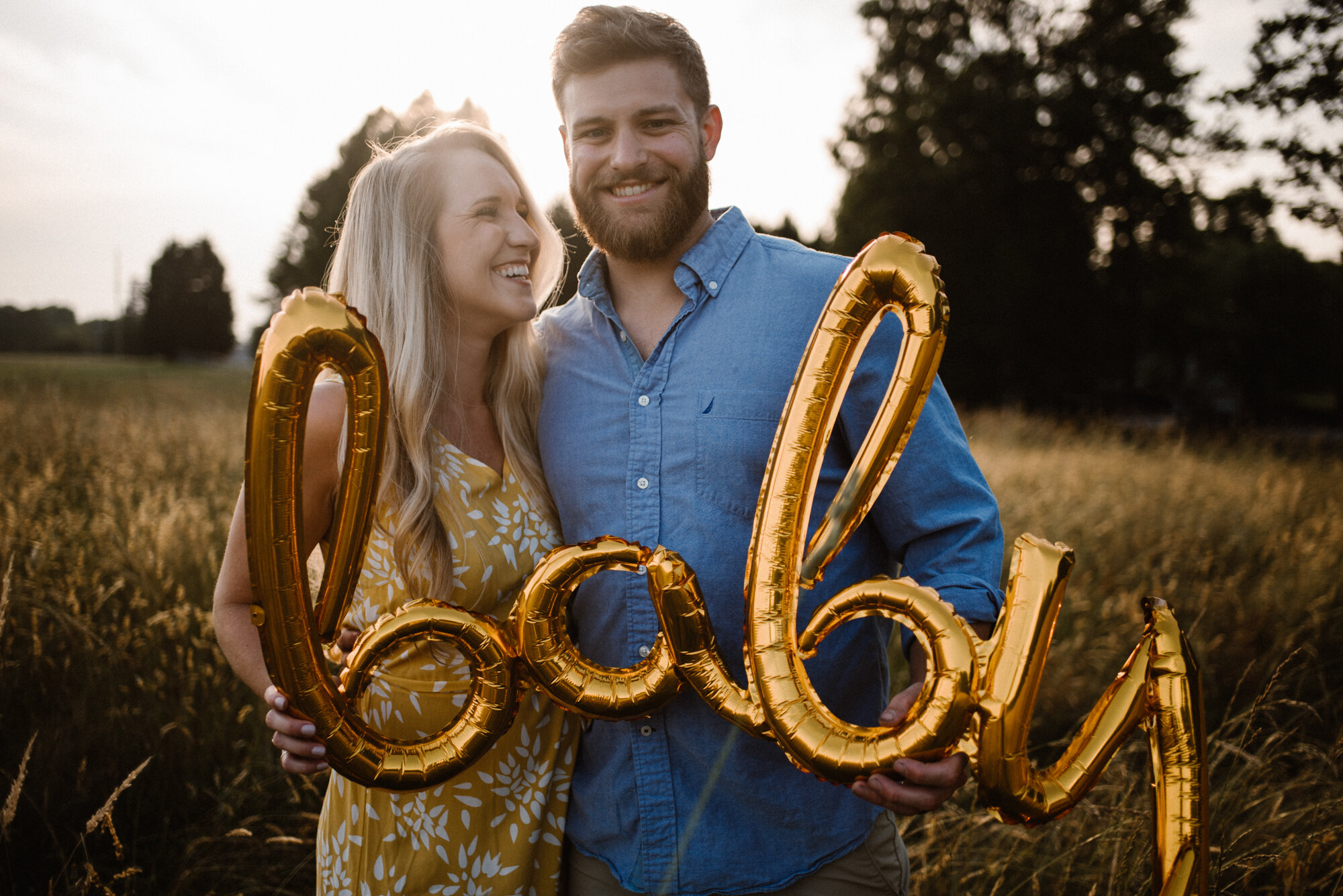 Suprise Baby Announcement Photo Shoot - Adventurous North Carolina Family Photographer - Golden Field Photoshoot - White Sails Creative Photography_1.jpg