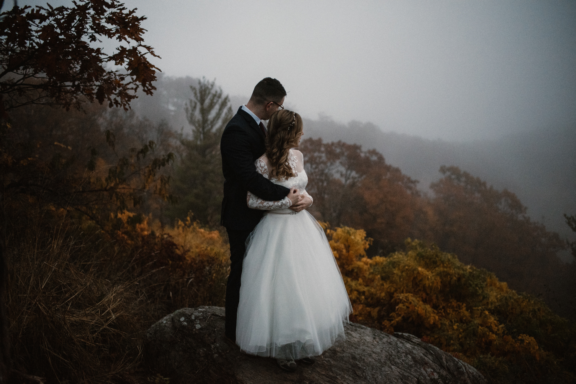 Fall Sunrise Elopement - Shenandoah National Park - Foggy Mountain Elopement - Halloween Elopement - White Sails Creative Photography_9.jpg