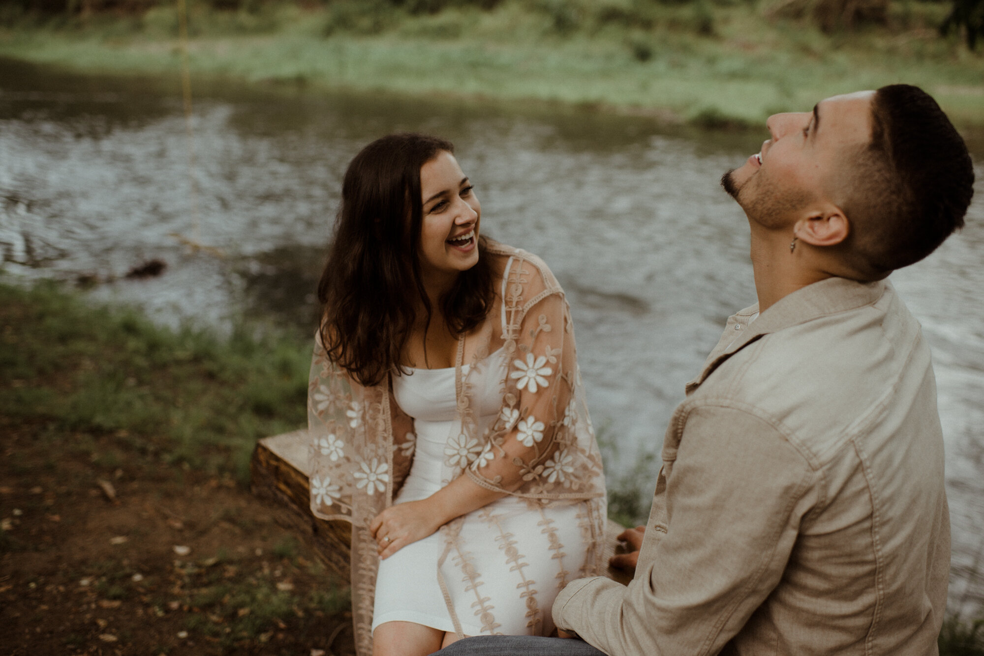 Antonia and Joey - Shenandoah River Engagement Session - Cabin and Bonfire Engagement Session - Blue Ridge Mountain Engagement_1.jpg
