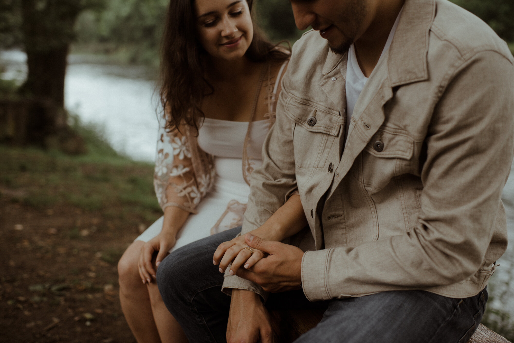 Antonia and Joey - Shenandoah River Engagement Session - Cabin and Bonfire Engagement Session - Blue Ridge Mountain Engagement_4.jpg