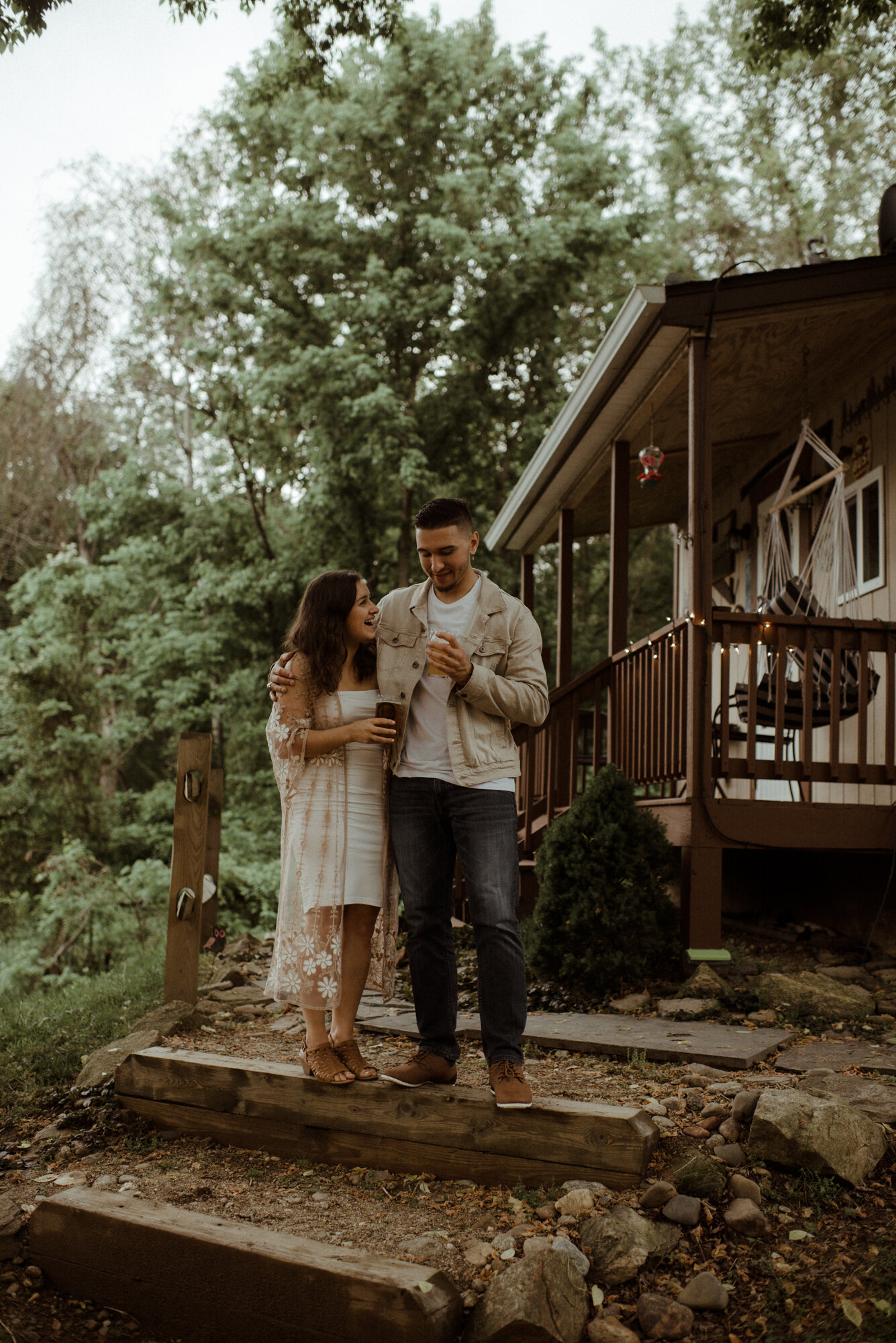Antonia and Joey - Shenandoah River Engagement Session - Cabin and Bonfire Engagement Session - Blue Ridge Mountain Engagement_6.jpg