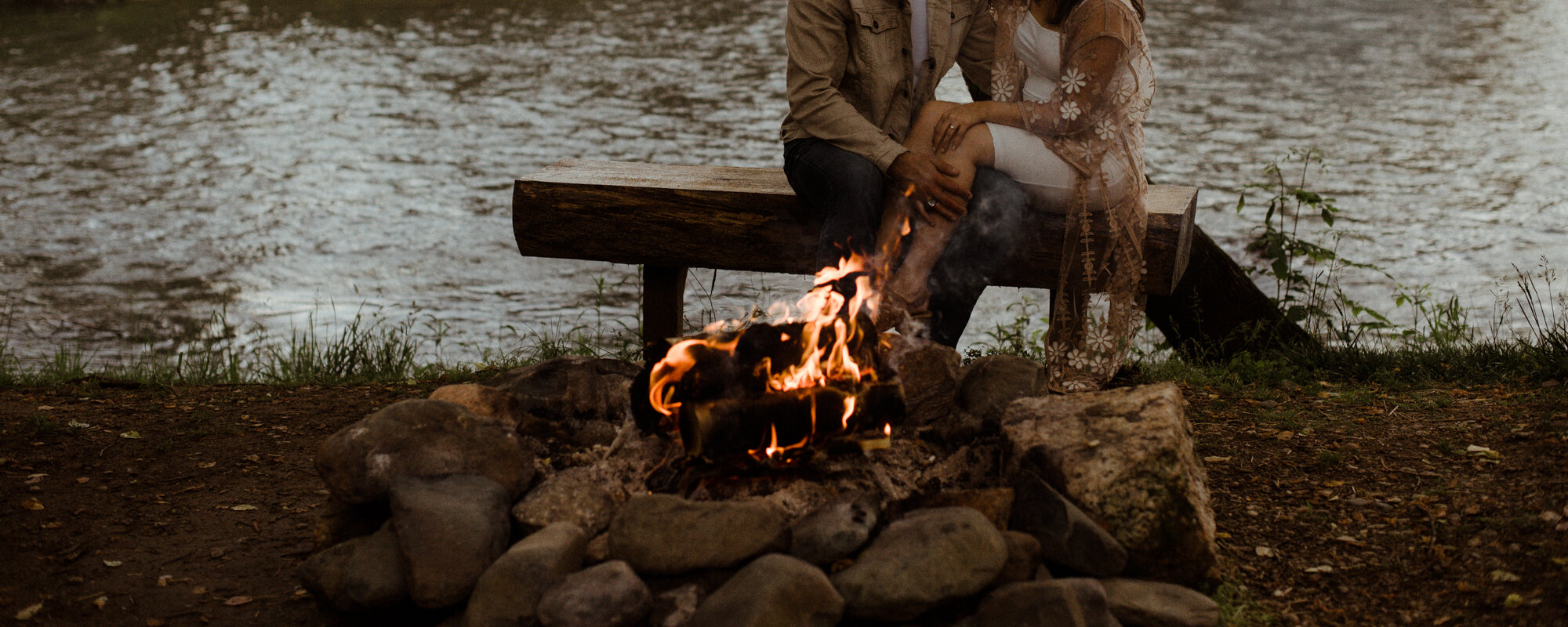 Antonia and Joey - Shenandoah River Engagement Session - Cabin and Bonfire Engagement Session - Blue Ridge Mountain Engagement_8.jpg