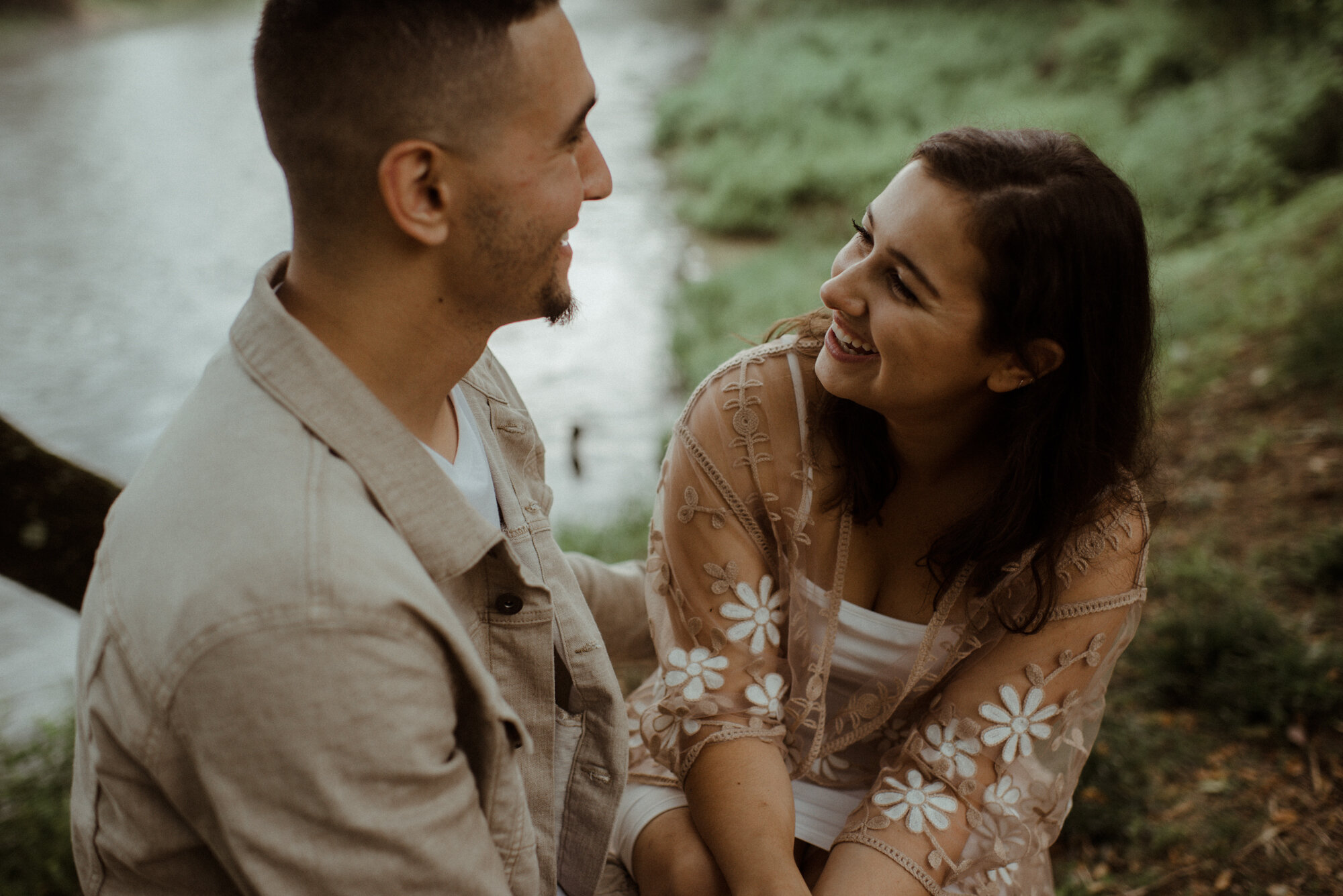 Antonia and Joey - Shenandoah River Engagement Session - Cabin and Bonfire Engagement Session - Blue Ridge Mountain Engagement_11.jpg