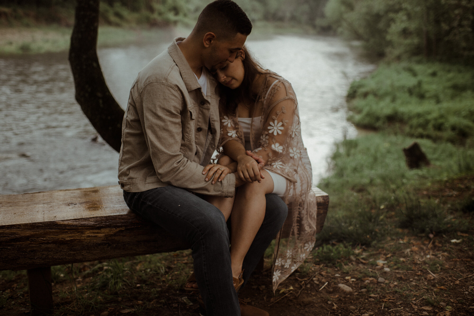 Antonia and Joey - Shenandoah River Engagement Session - Cabin and Bonfire Engagement Session - Blue Ridge Mountain Engagement_12.jpg